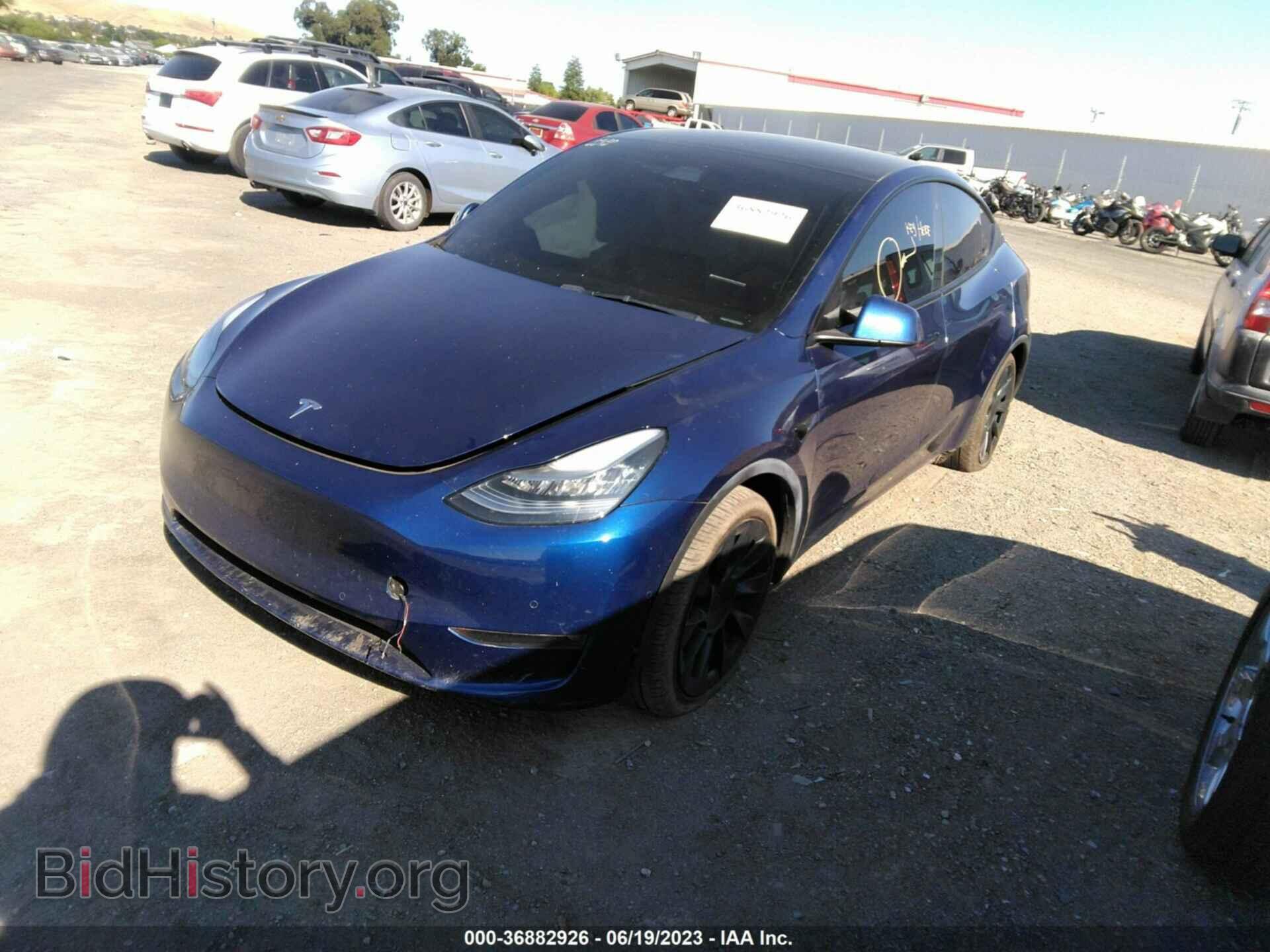 2021 TESLA MODEL Y - VIN: 5YJYGDED1MF132662 - Photo 2