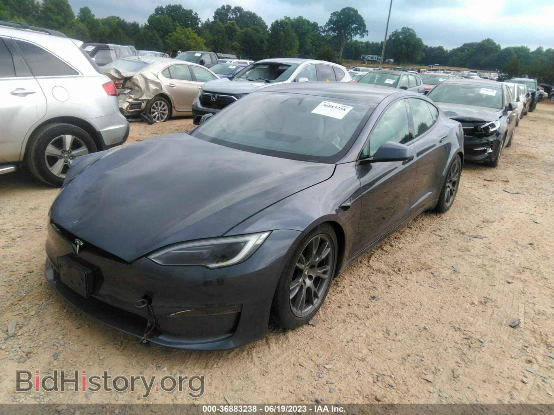 2023 TESLA MODEL S - VIN: 5YJSA1E55PF501901 - Фото 2