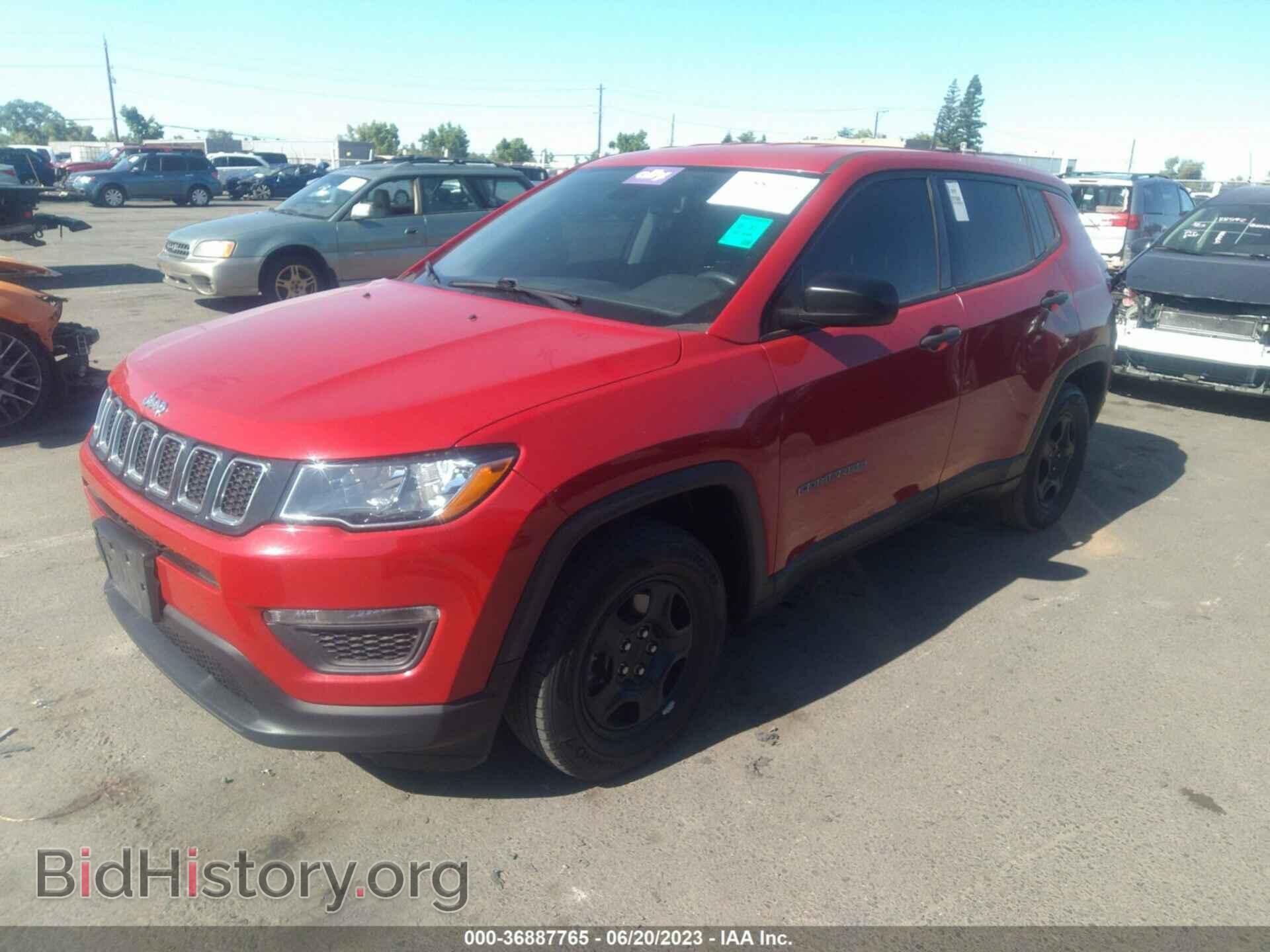 2019 JEEP COMPASS - VIN: 3C4NJCABXKT652392 - Фото 2