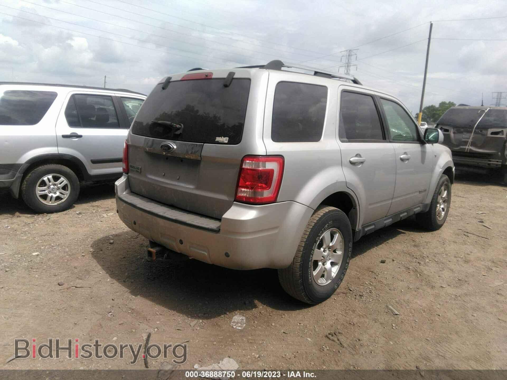 2008 FORD ESCAPE - VIN: 1FMCU04178KC13561 - Фото 4