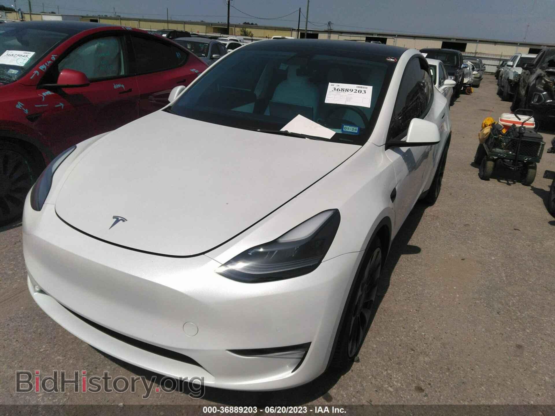 2021 TESLA MODEL Y - VIN: 5YJYGDEF6MF295101 - Photo 2