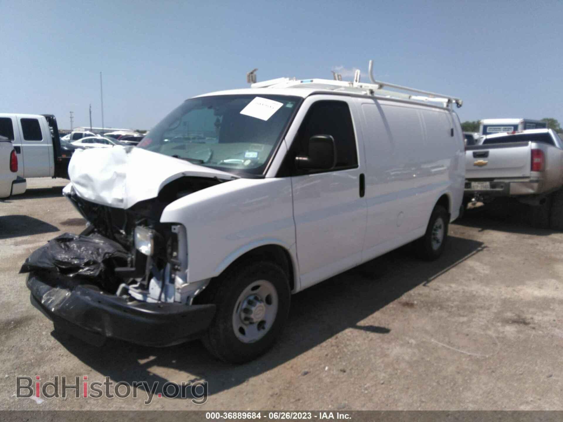 2015 CHEVROLET EXPRESS CARGO VAN - VIN: 1GCWGFCF4F1225355 - Фото 2