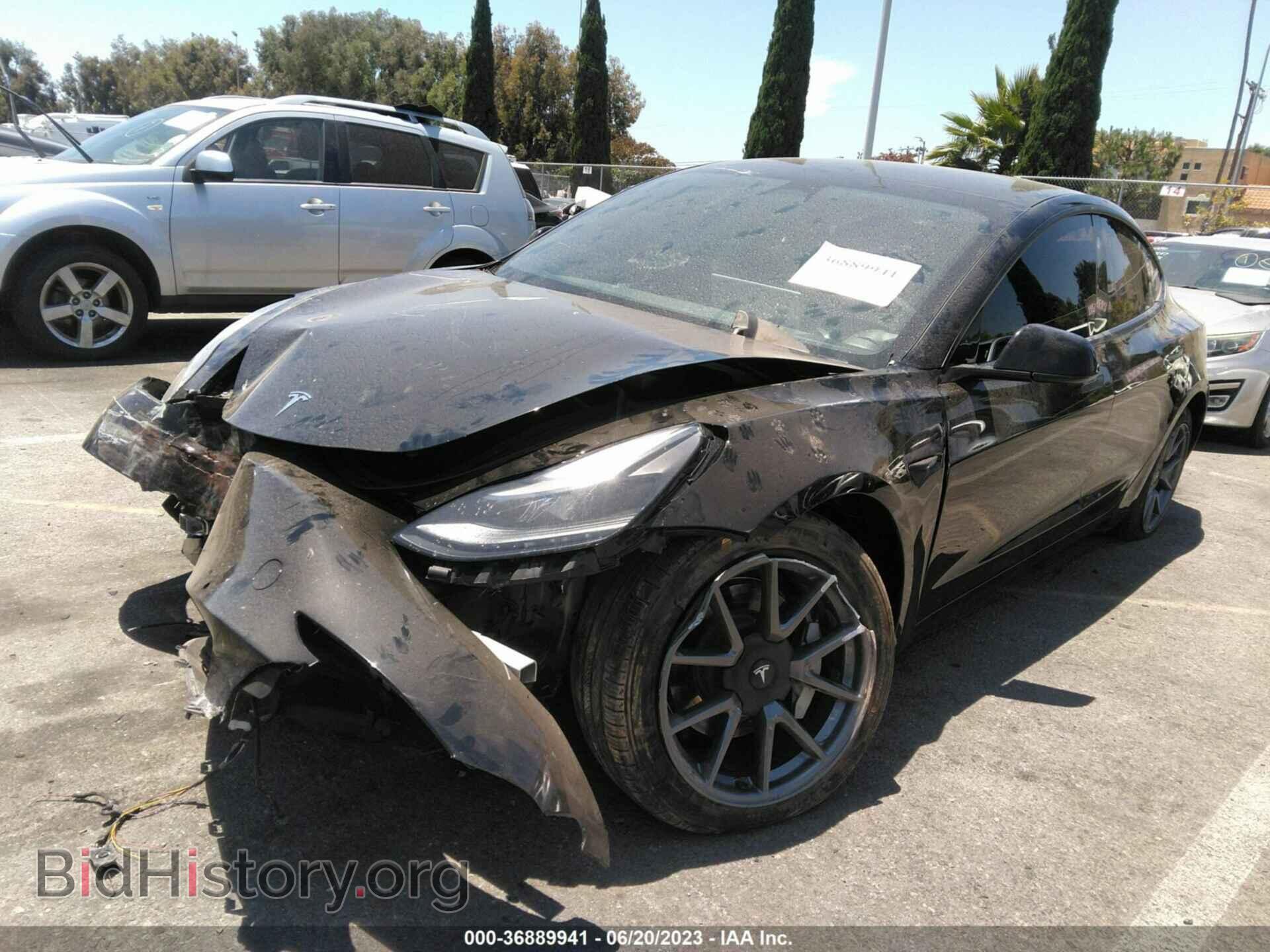 2022 TESLA MODEL 3 - VIN: 5YJ3E1EB3NF274543 - Фото 2