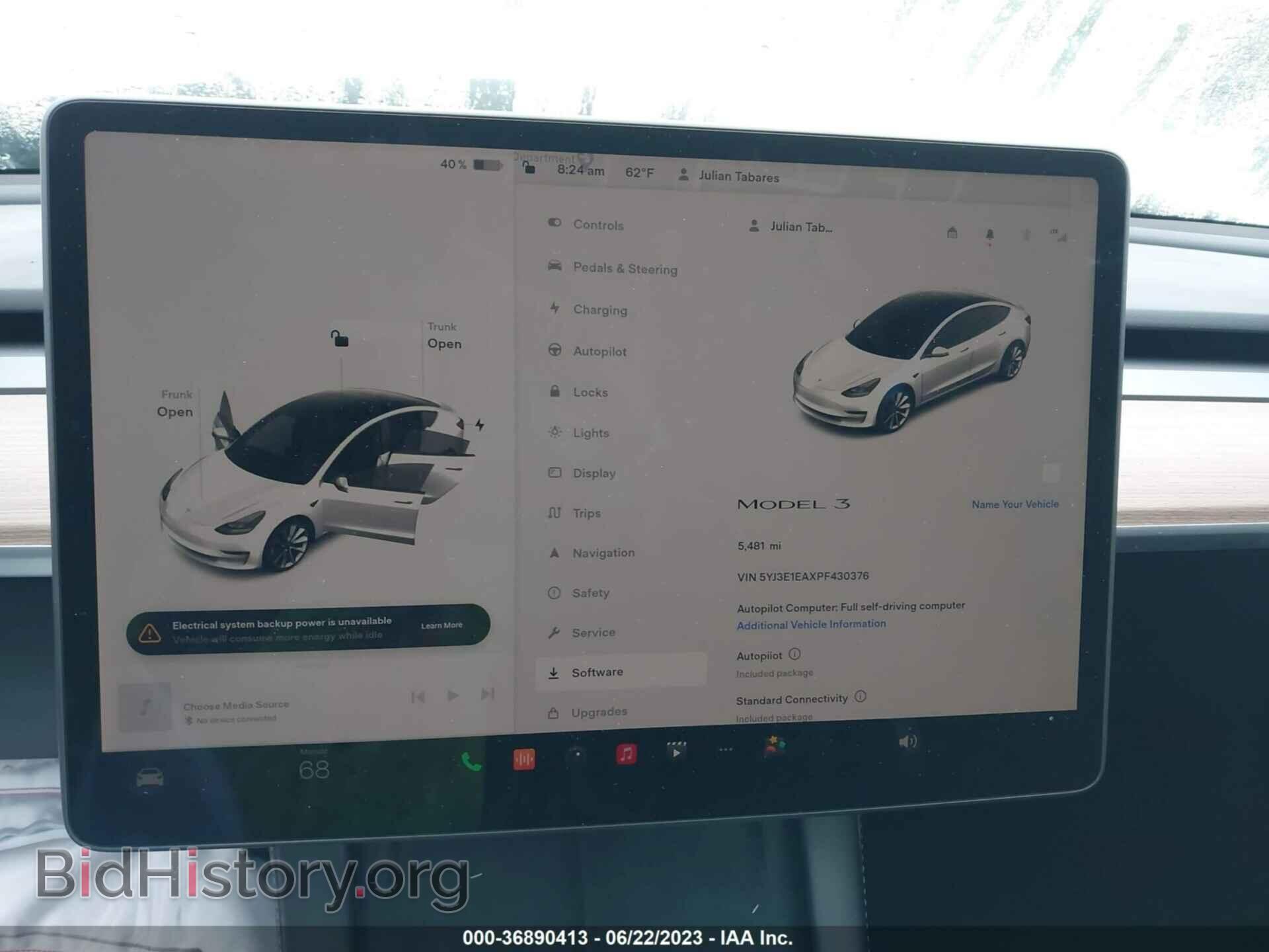 2023 TESLA MODEL 3 - VIN: 5YJ3E1EAXPF430376 - Фото 17
