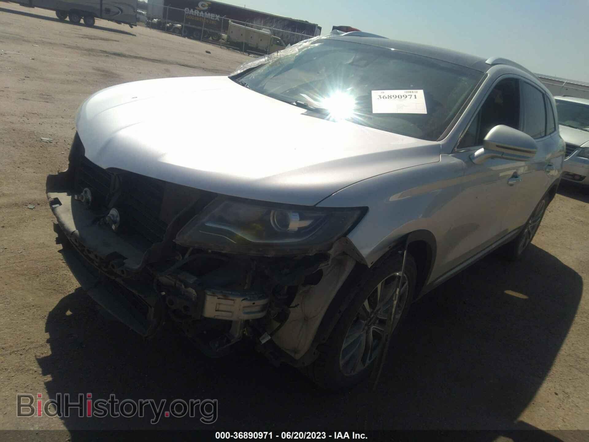 2016 LINCOLN MKX - VIN: 2LMTJ8LP2GBL44276 - Фото 2