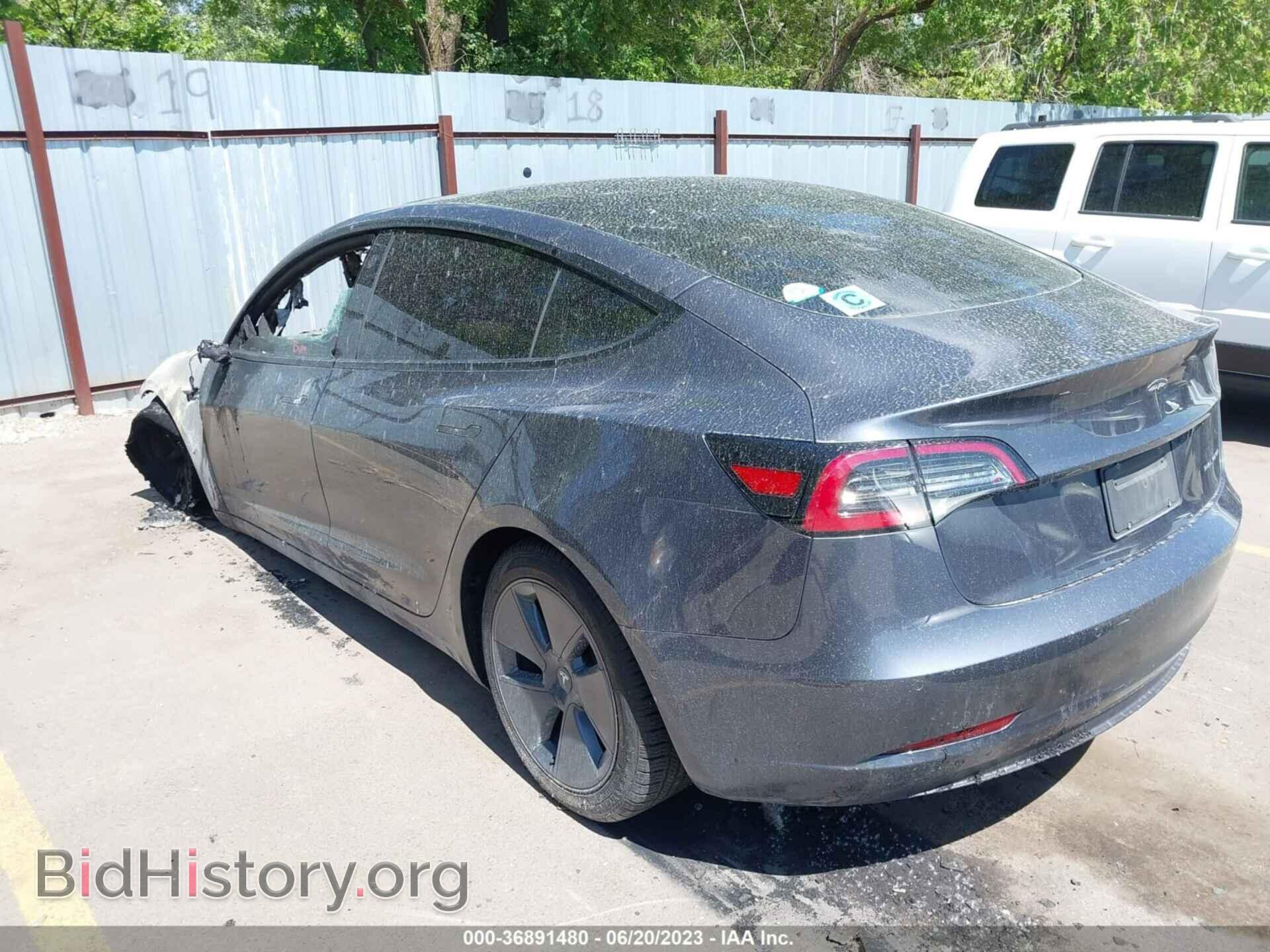 2022 TESLA MODEL 3 - VIN: 5YJ3E1EB5NF177828 - Фото 3