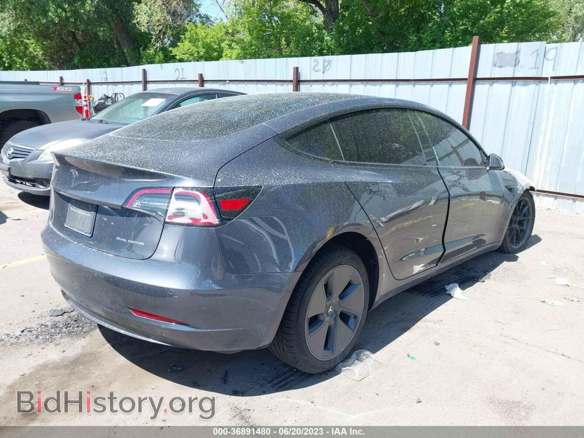2022 TESLA MODEL 3 - VIN: 5YJ3E1EB5NF177828 - Фото 4