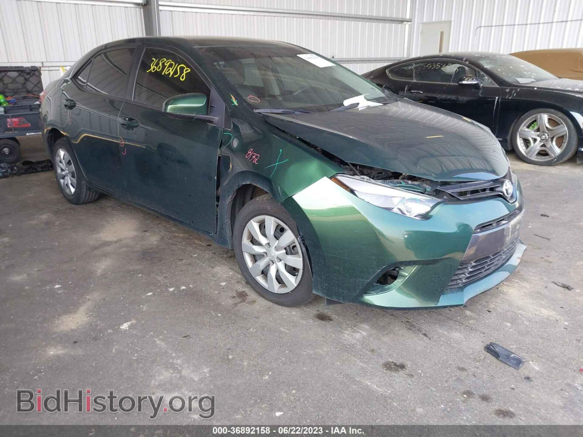 Photo 5YFBURHE2FP253594 - TOYOTA COROLLA 2015