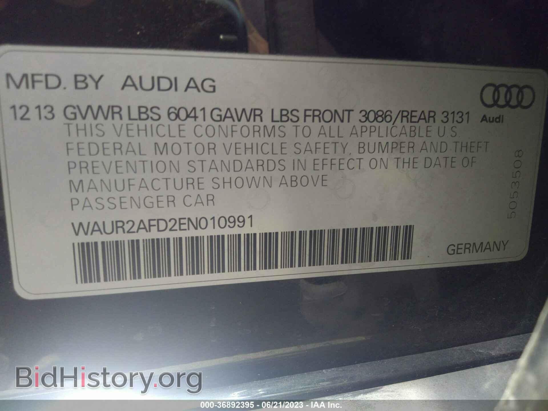 2014 AUDI A8 L - VIN: WAUR2AFD2EN010991 - Photo 9