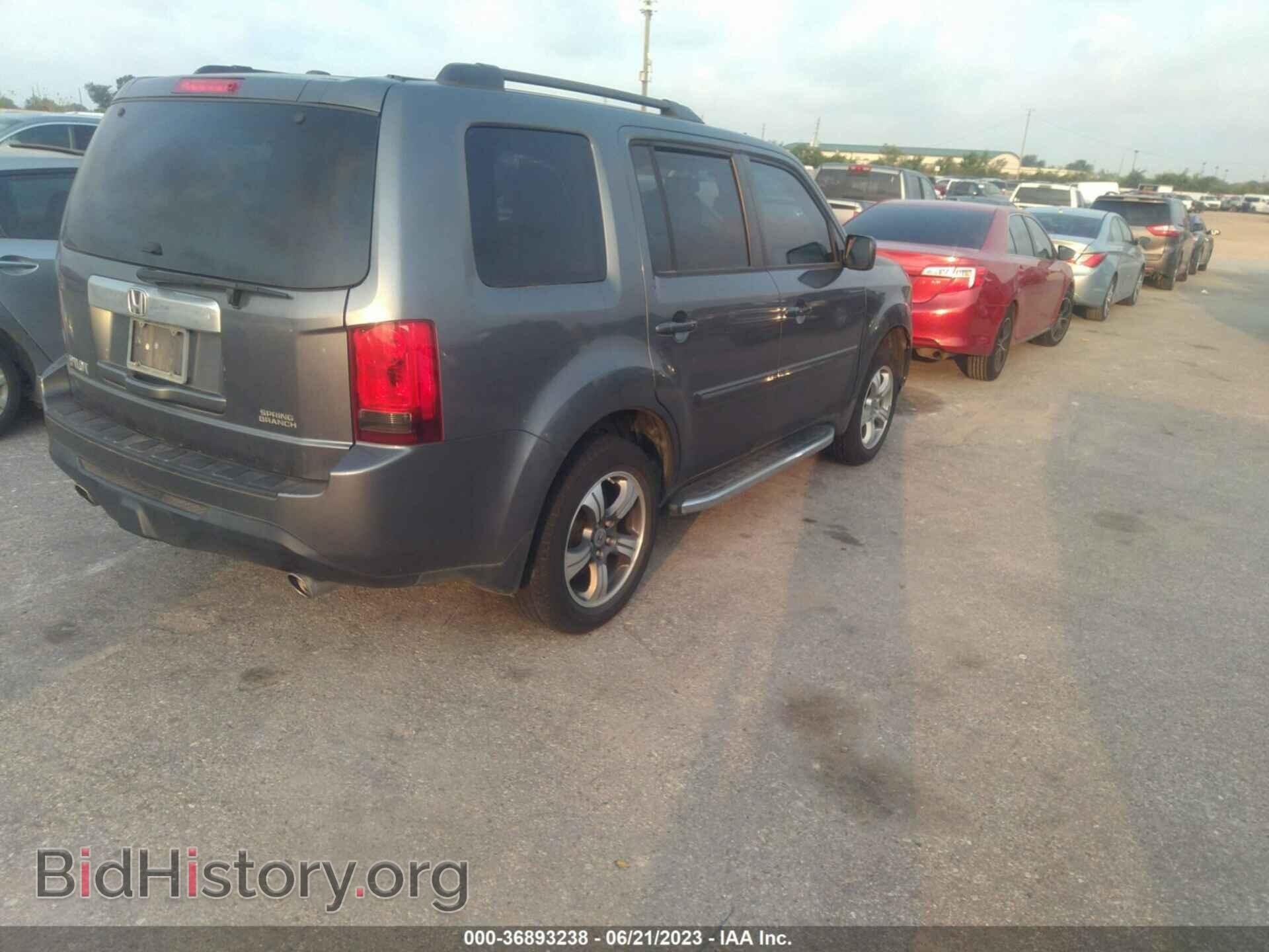 2013 HONDA PILOT - VIN: 5FNYF3H5XDB024414 - Фото 4