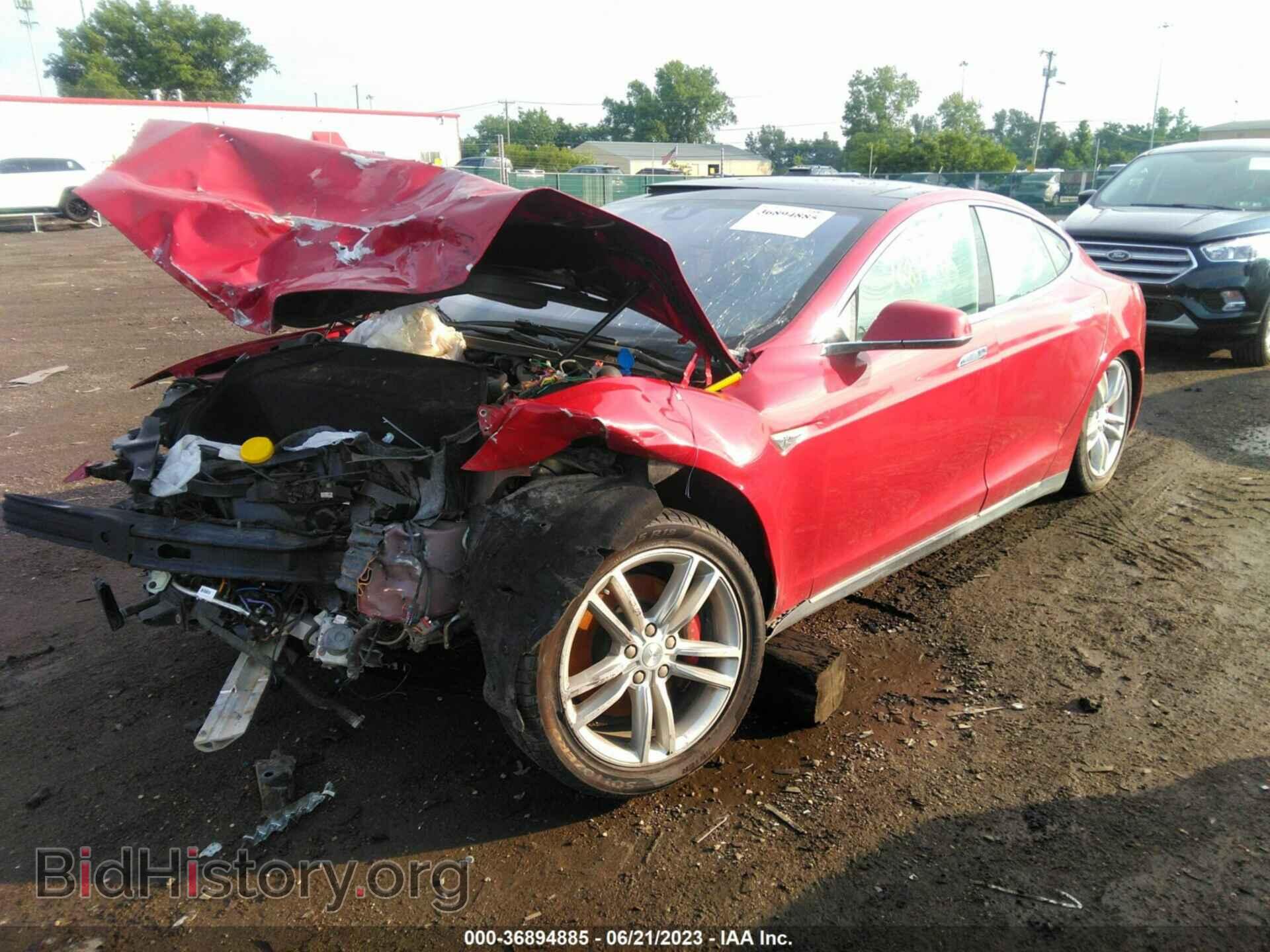 2014 TESLA MODEL S - VIN: 5YJSA1H27EFP65152 - Photo 2