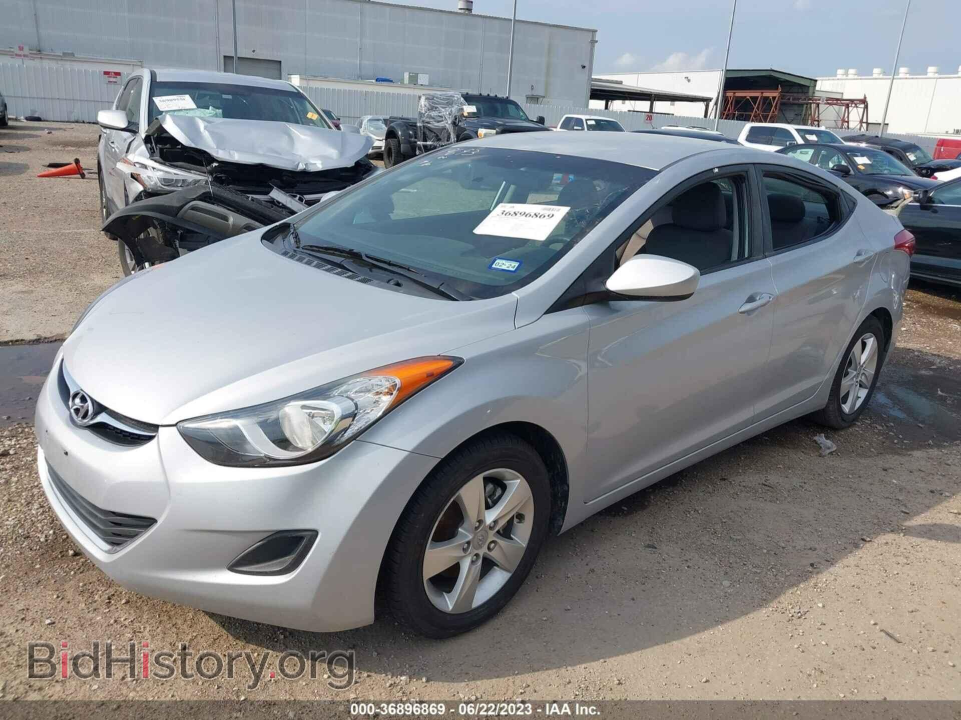 2011 HYUNDAI ELANTRA - VIN: 5NPDH4AE8BH010518 - Фото 2