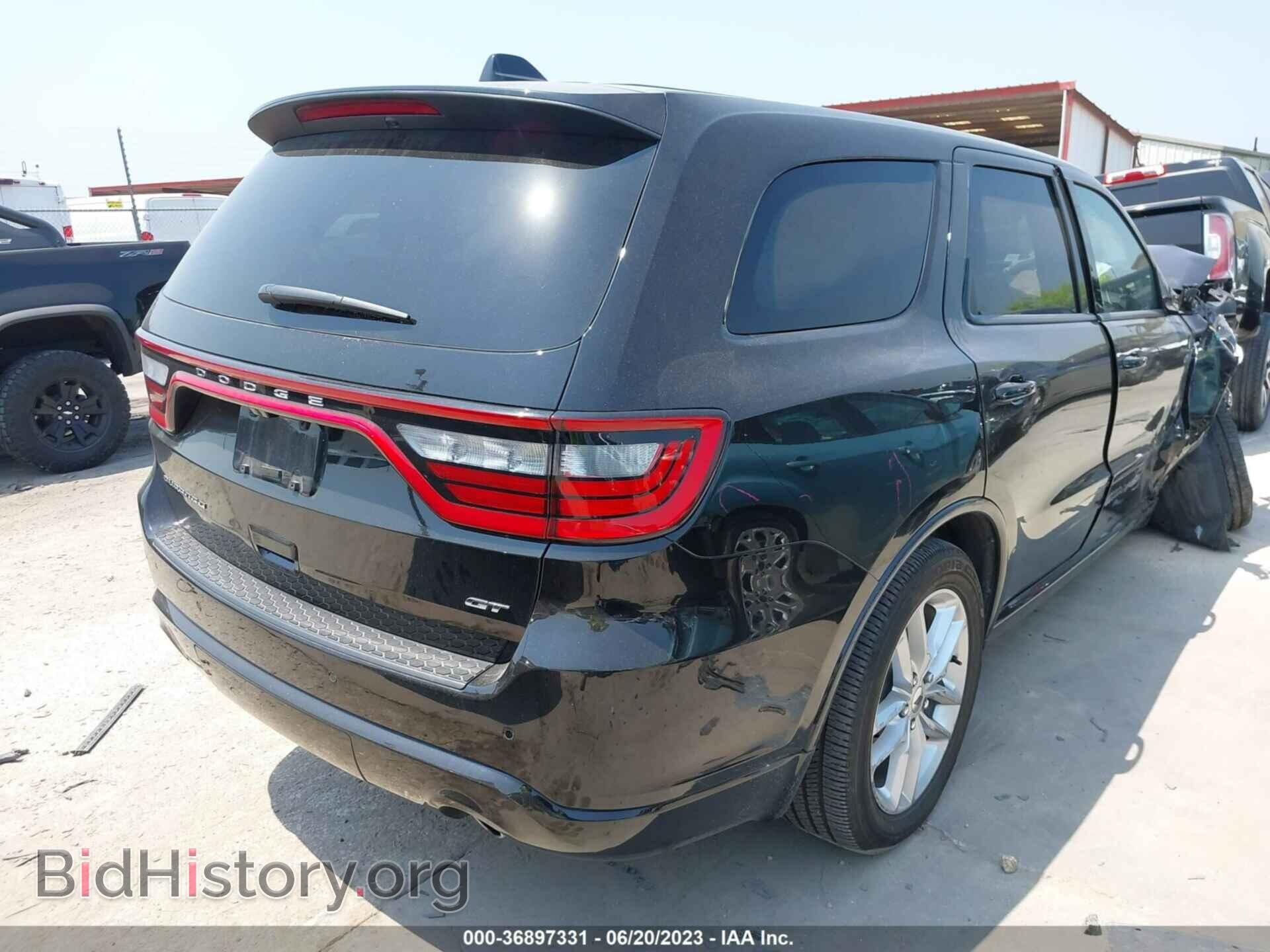 2022 DODGE DURANGO - VIN: 1C4RDHDG9NC210278 - Фото 4