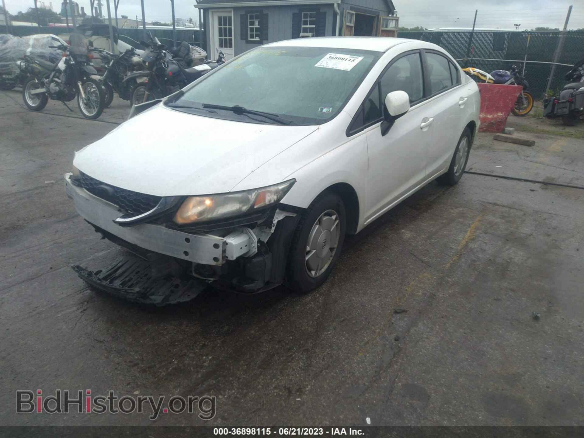 2013 HONDA CIVIC SDN - VIN: 2HGFB2F61DH537314 - Фото 2