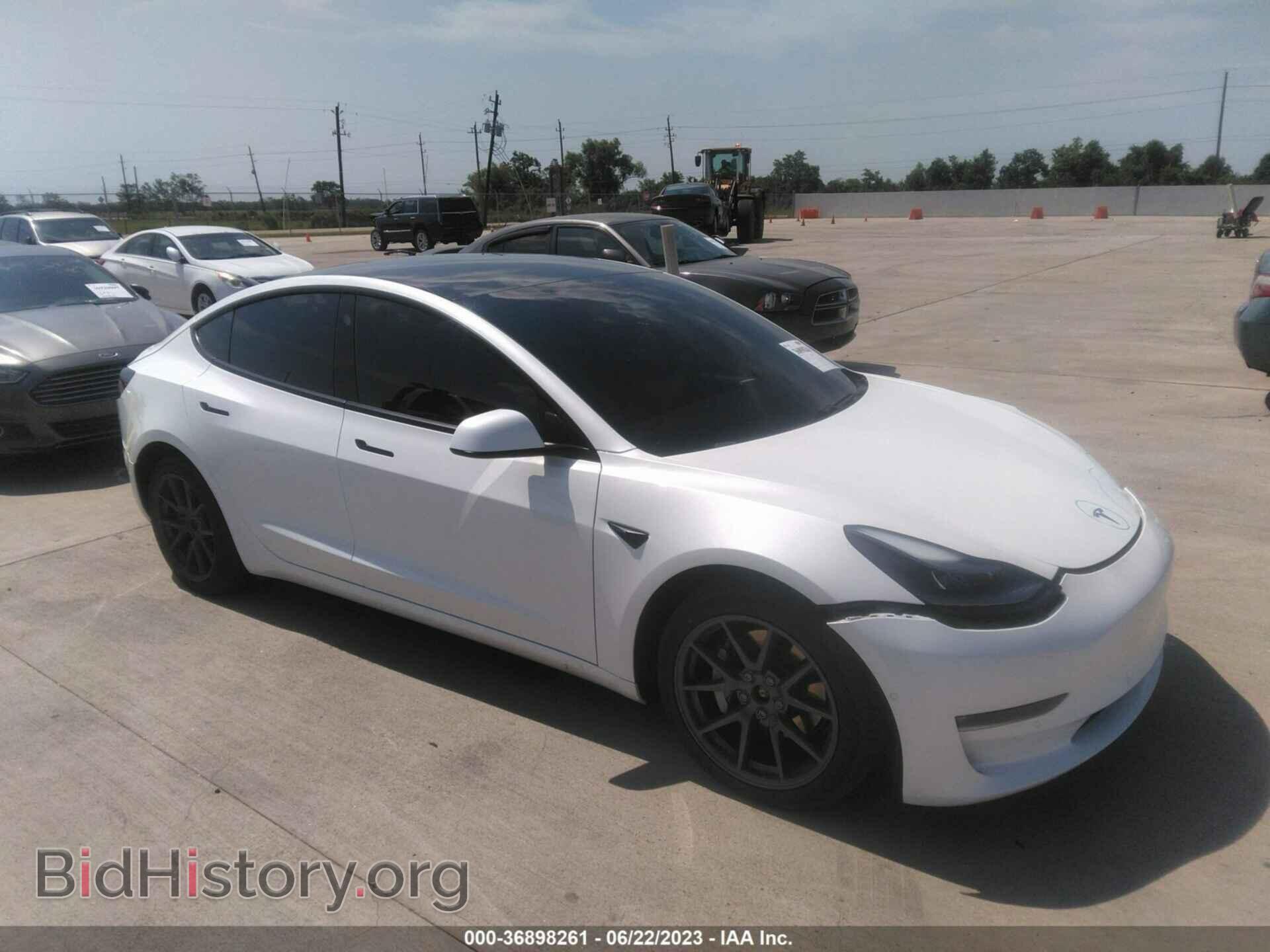 Photo 5YJ3E1EB3MF020037 - TESLA MODEL 3 2021