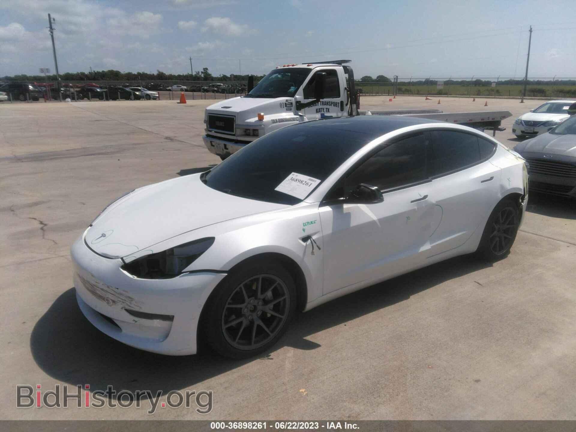 2021 TESLA MODEL 3 - VIN: 5YJ3E1EB3MF020037 - Фото 2