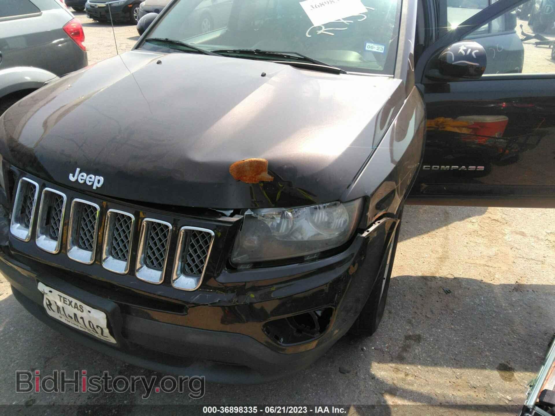 2014 JEEP COMPASS - VIN: 1C4NJDEB6ED741354 - Фото 2