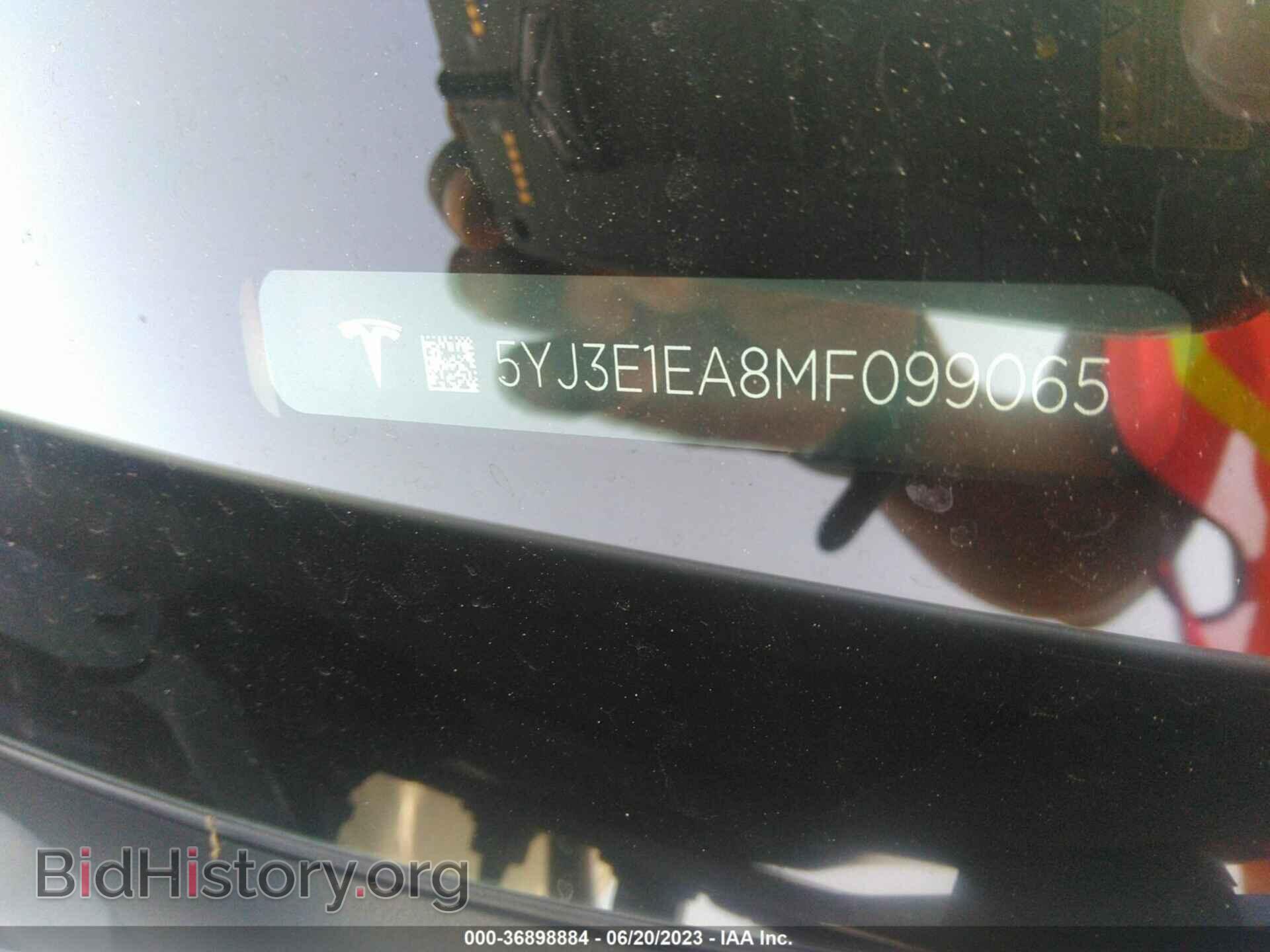 2021 TESLA MODEL 3 - VIN: 5YJ3E1EA8MF099065 - Фото 9