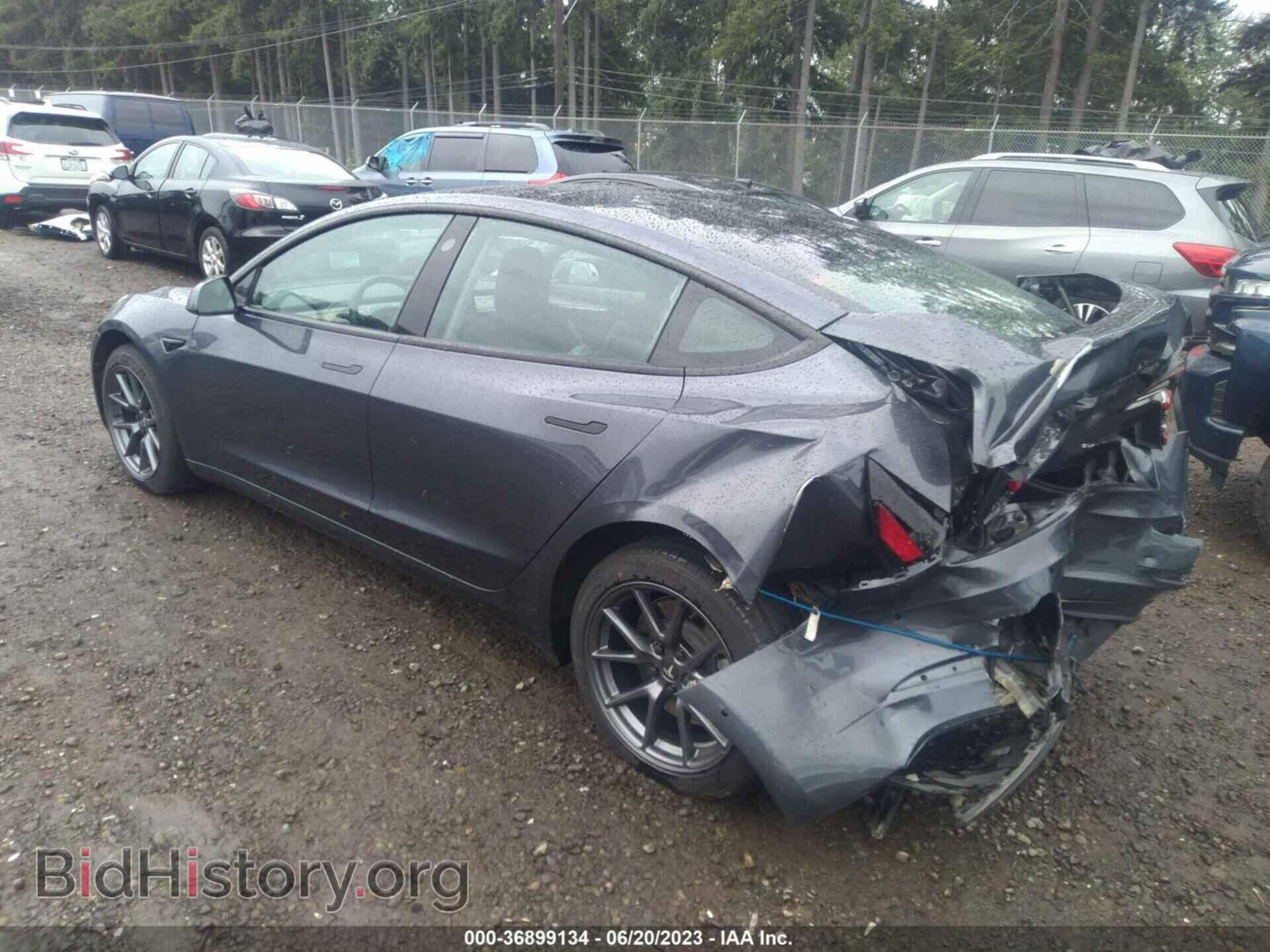 2022 TESLA MODEL 3 - VIN: 5YJ3E1EB8NF257818 - Фото 3
