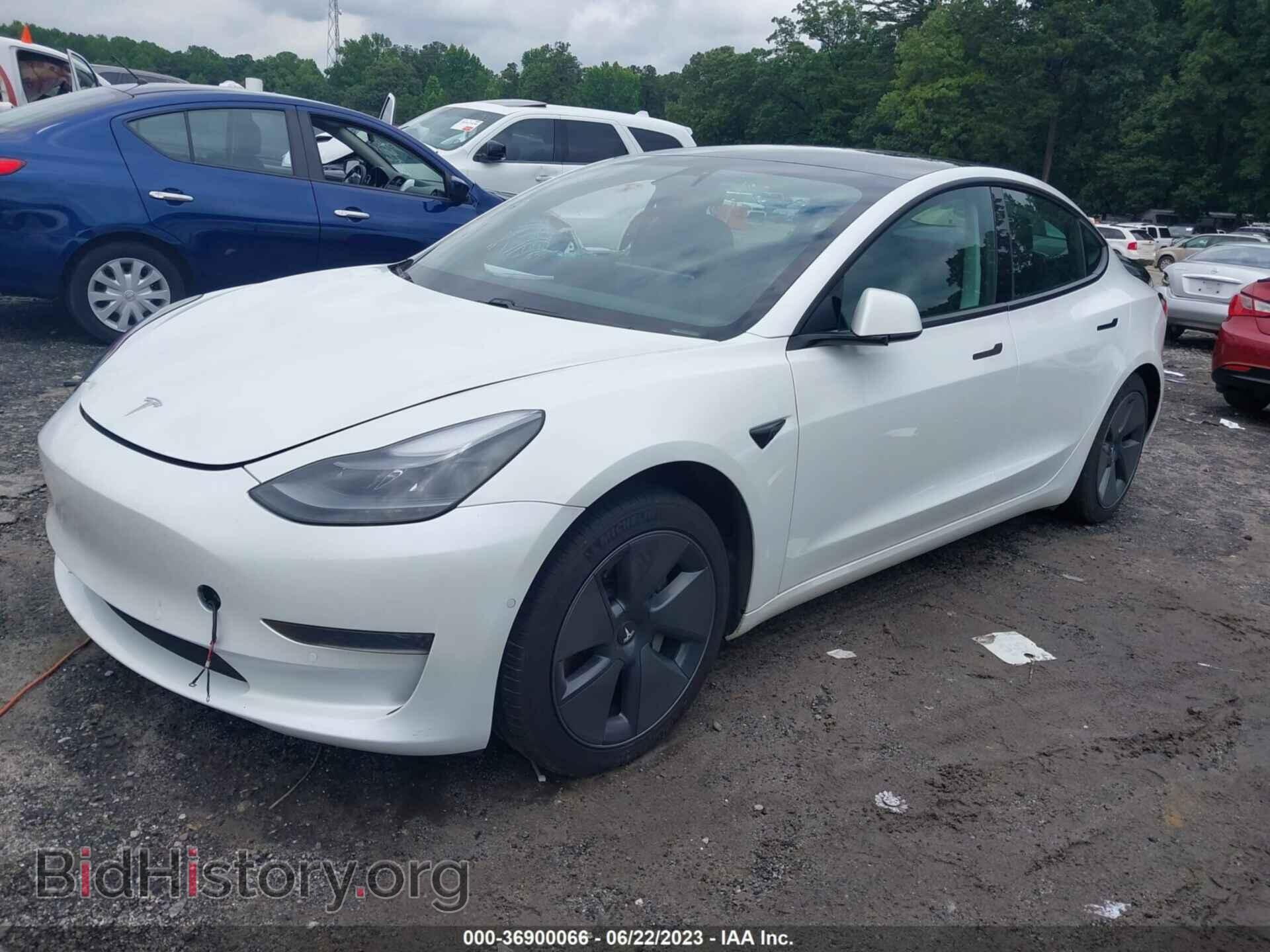 2021 TESLA MODEL 3 - VIN: 5YJ3E1EA0MF988992 - Фото 2
