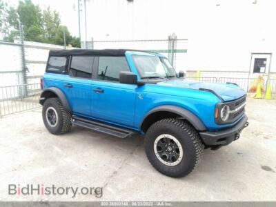 2021 Ford BRONCO Base/Big Bend, синий — VIN 1FMEE5DP2MLA81210, IAAI