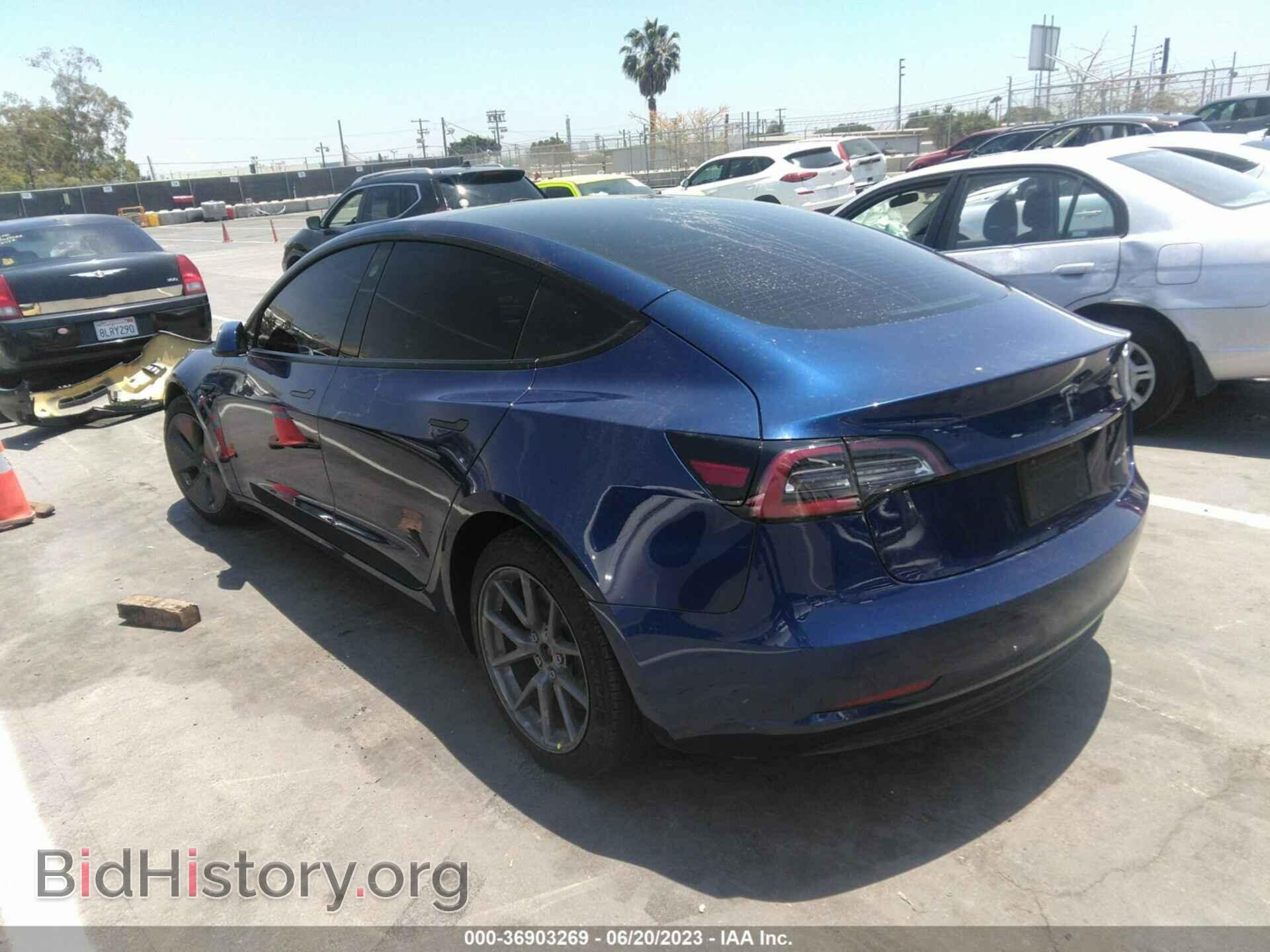 2022 TESLA MODEL 3 - VIN: 5YJ3E1EB5NF345855 - Фото 3