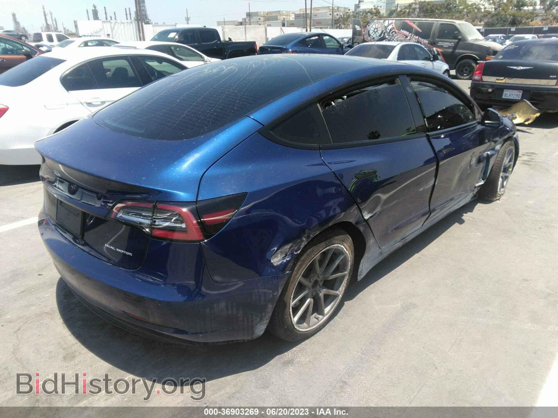 2022 TESLA MODEL 3 - VIN: 5YJ3E1EB5NF345855 - Фото 4