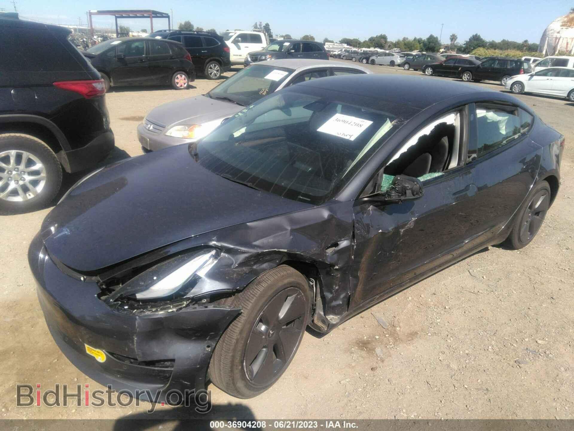 2022 TESLA MODEL 3 - VIN: 5YJ3E1EA1NF114782 - Photo 2