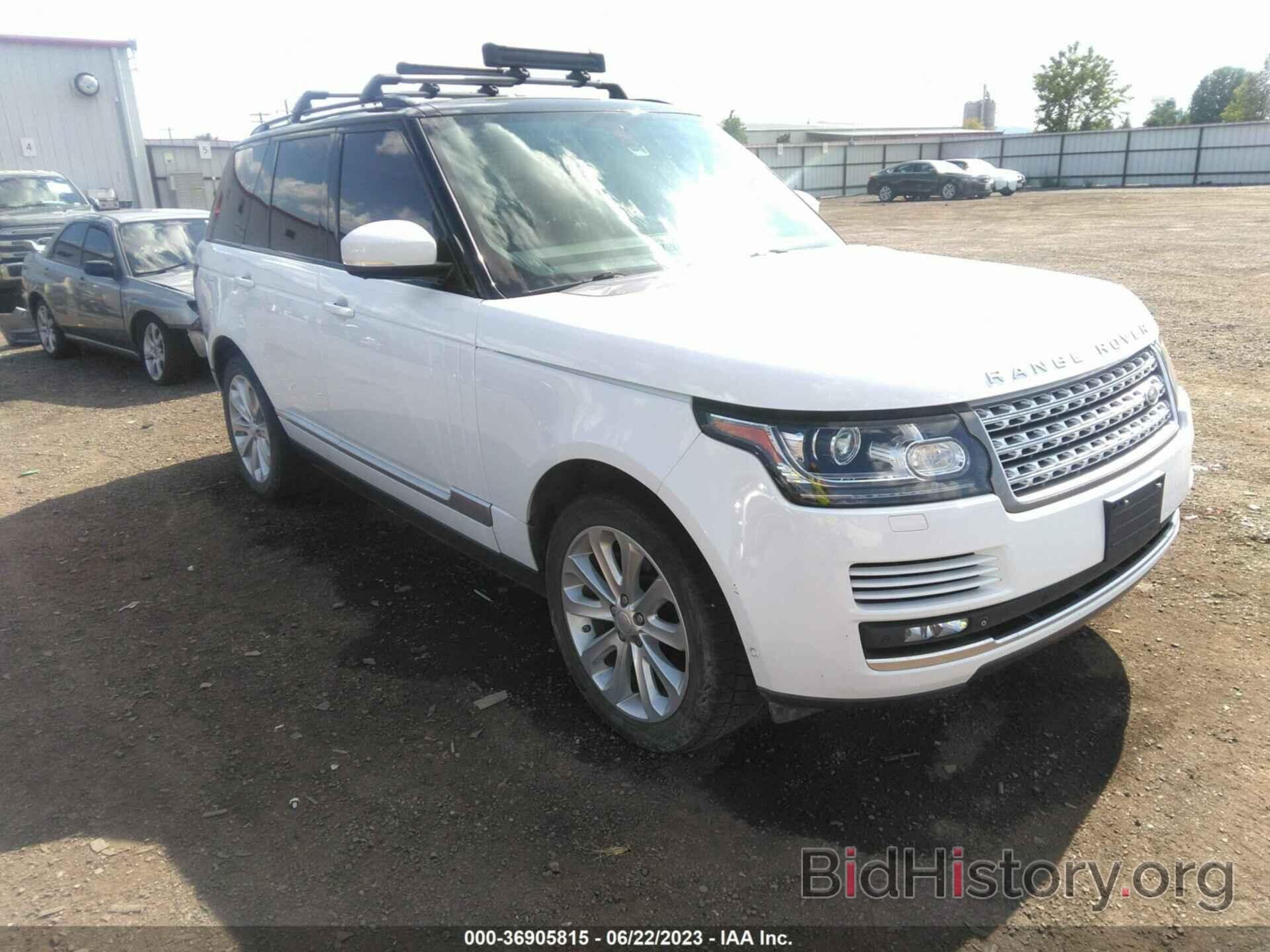 Фотография SALGS2VF9FA205605 - LAND ROVER RANGE ROVER 2015