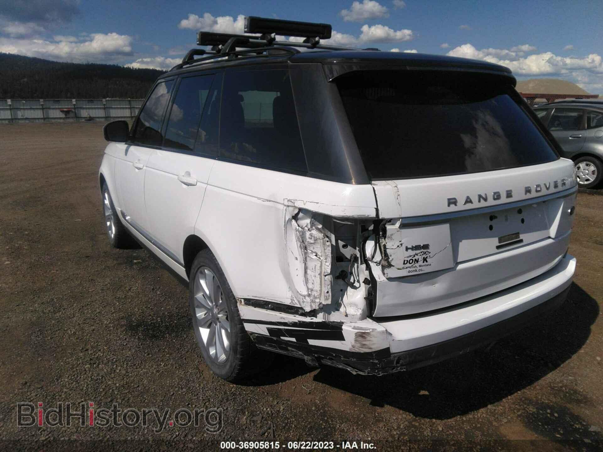2015 LAND ROVER RANGE ROVER - VIN: SALGS2VF9FA205605 - Фото 3