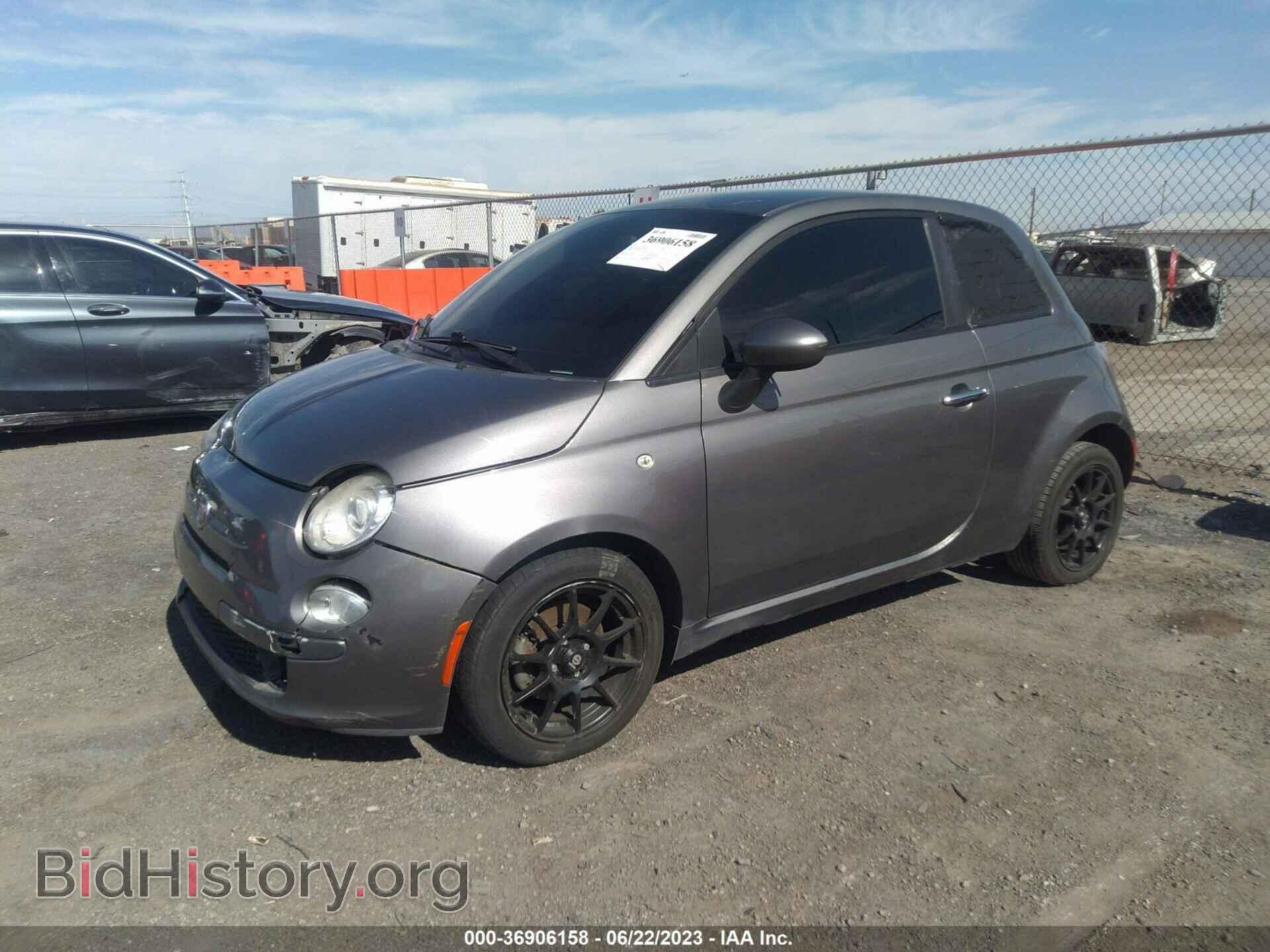 2012 FIAT 500 - VIN: 3C3CFFAR6CT295922 - Photo 2