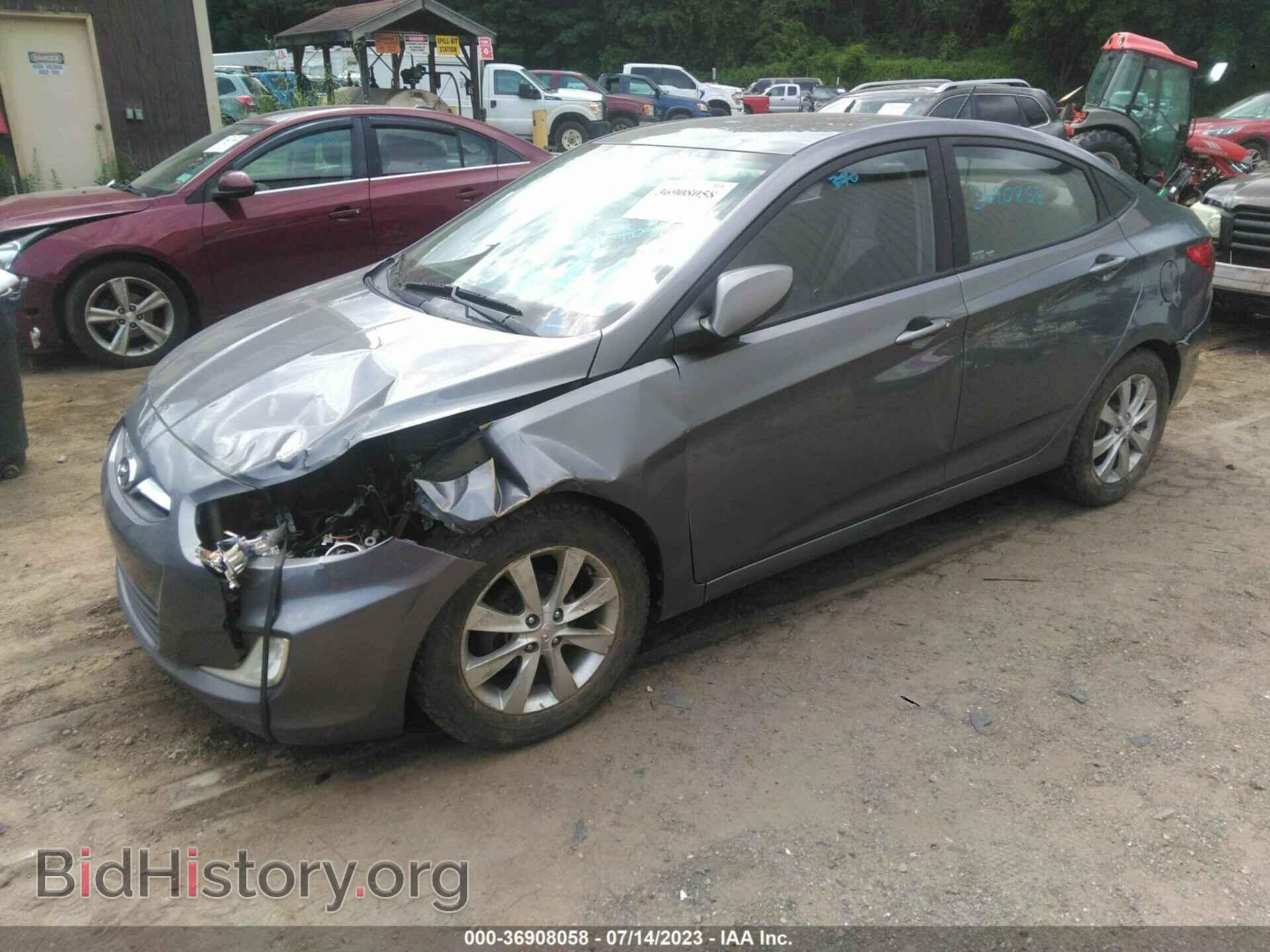 2014 HYUNDAI ACCENT - VIN: KMHCU4AE1EU773686 - Фото 2