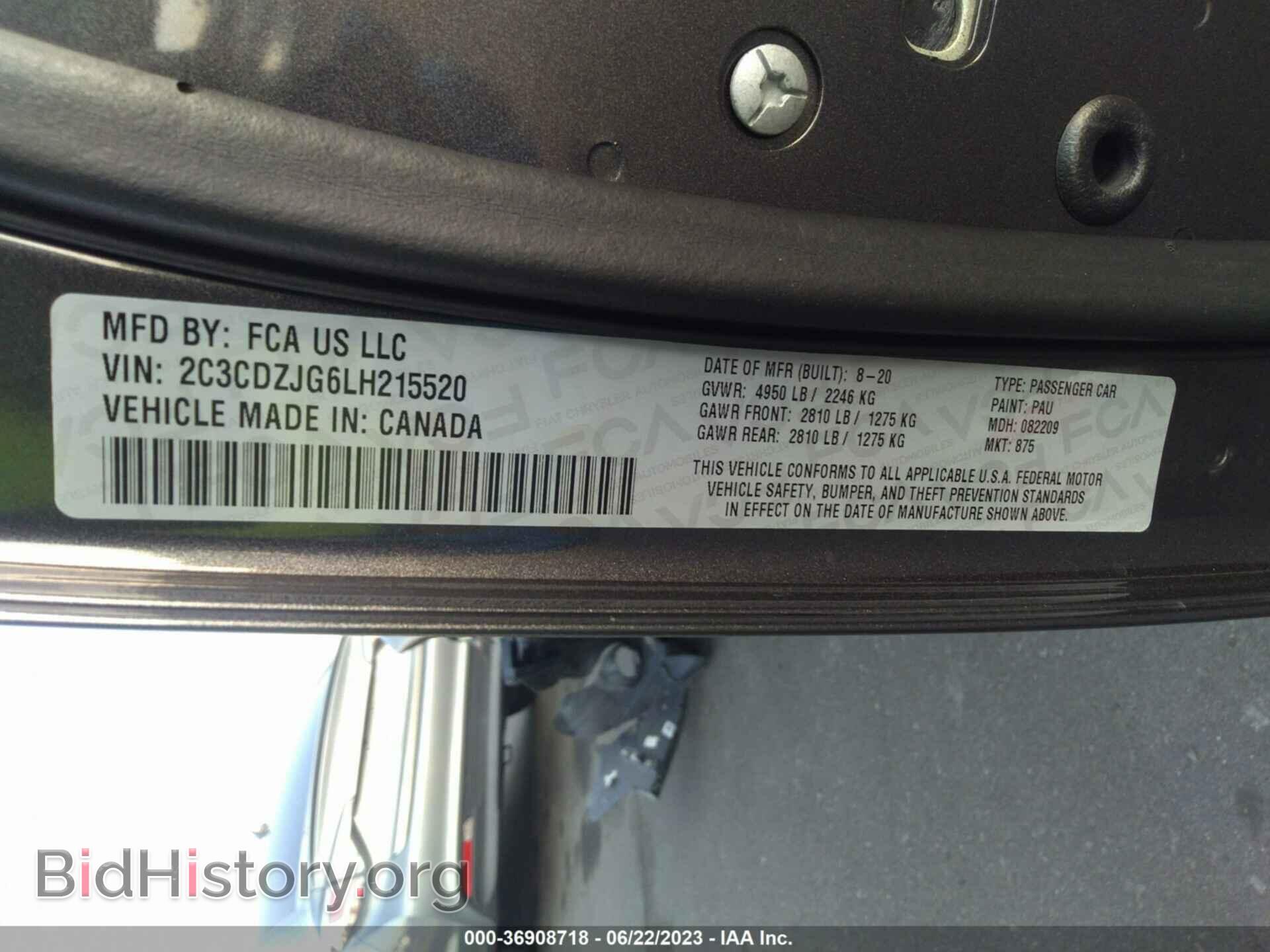 2020 DODGE CHALLENGER - VIN: 2C3CDZJG6LH215520 - Photo 9