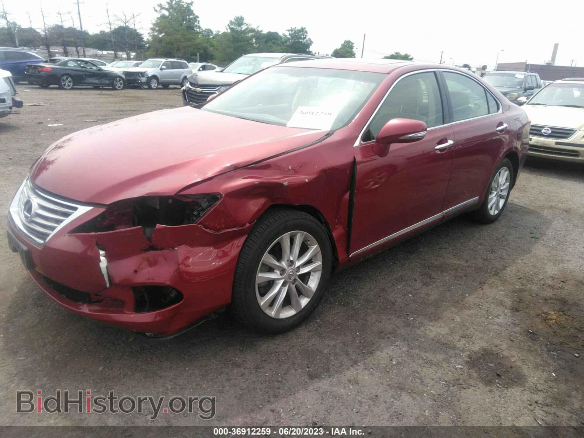 2012 LEXUS ES 350 - VIN: JTHBK1EG7C2496338 - Фото 2