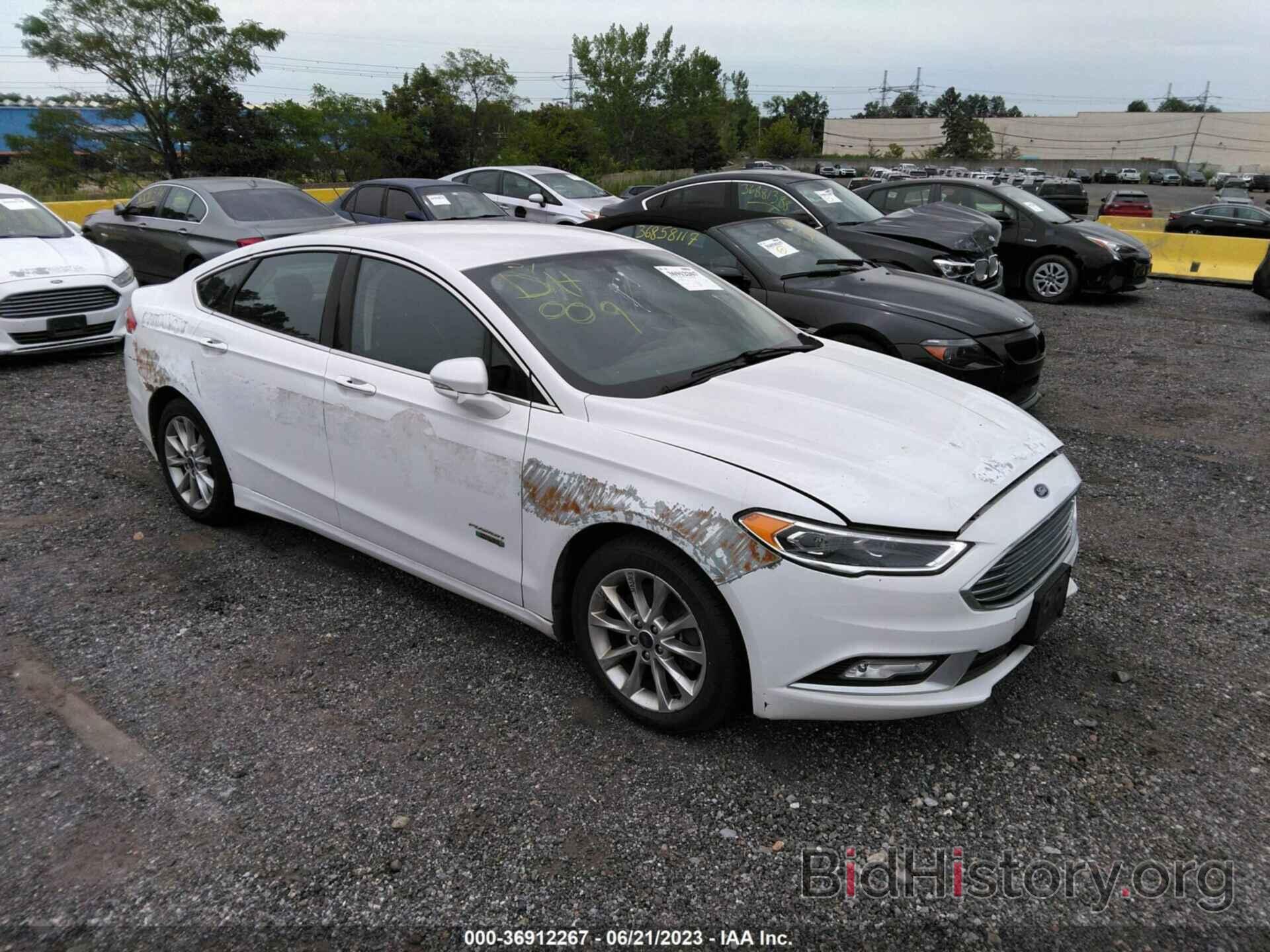 Photo 3FA6P0PU7HR279057 - FORD FUSION ENERGI 2017