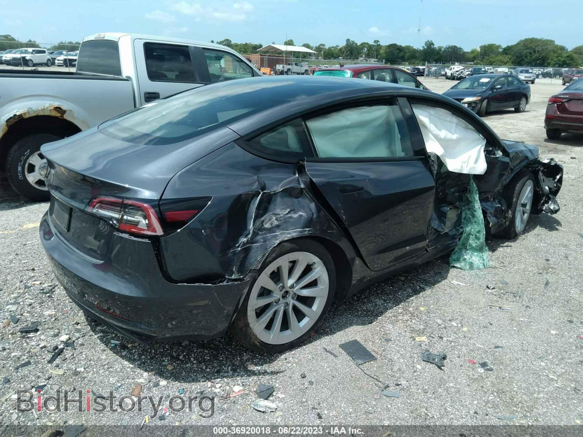 2022 TESLA MODEL 3 - VIN: 5YJ3E1EA6NF354779 - Фото 4