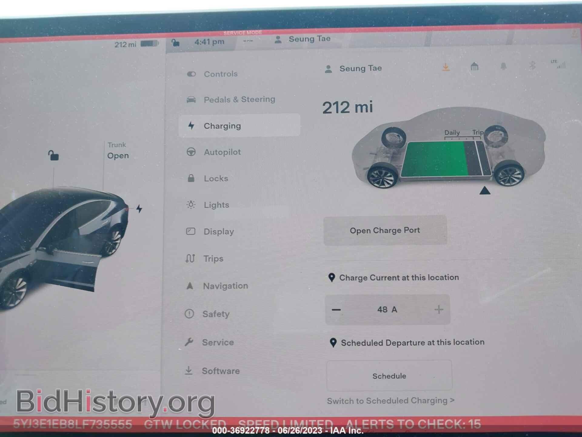 2020 TESLA MODEL 3 - VIN: 5YJ3E1EB8LF735555 - Фото 17