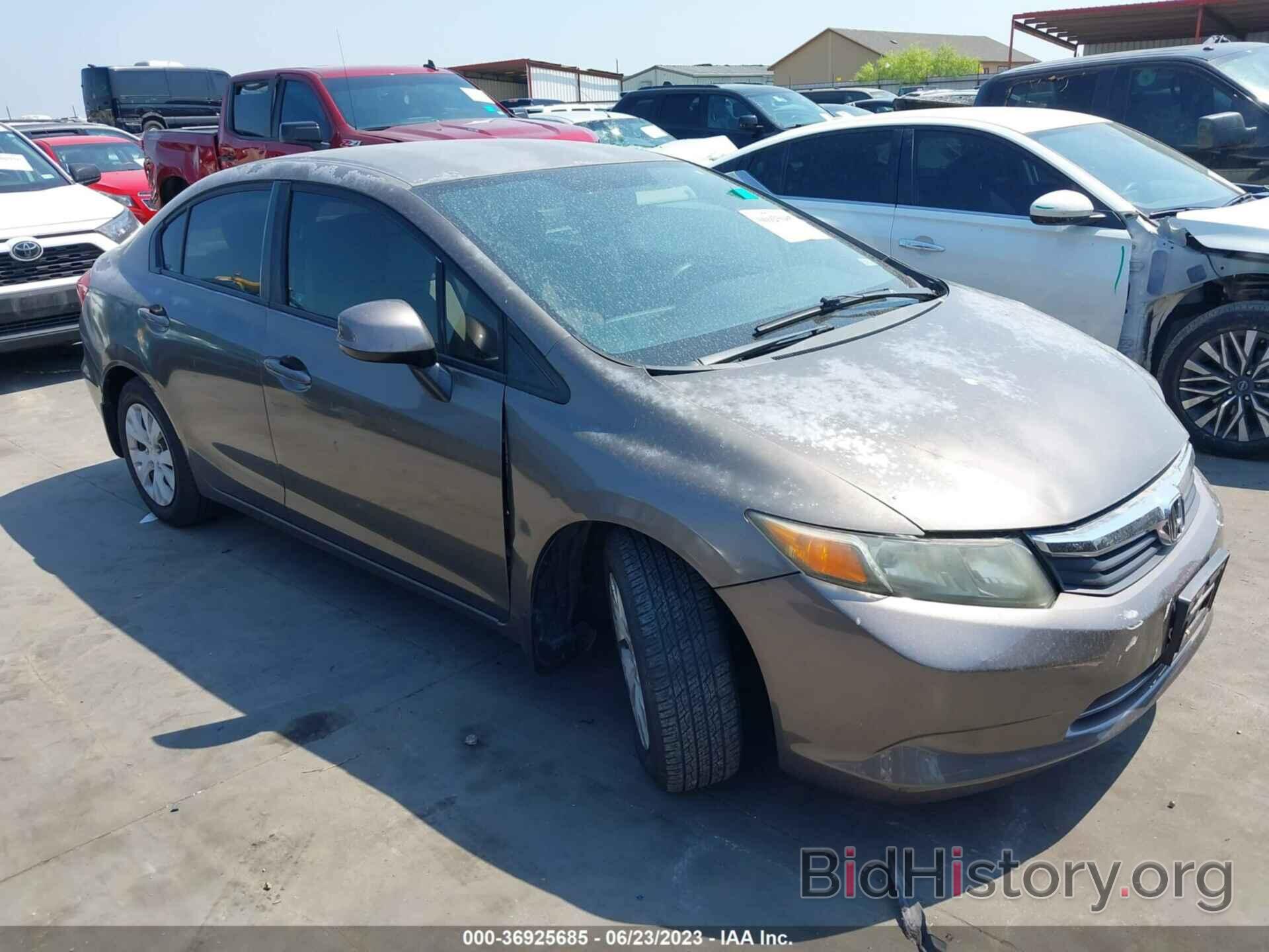 Photo 2HGFB2F51CH601132 - HONDA CIVIC SDN 2012