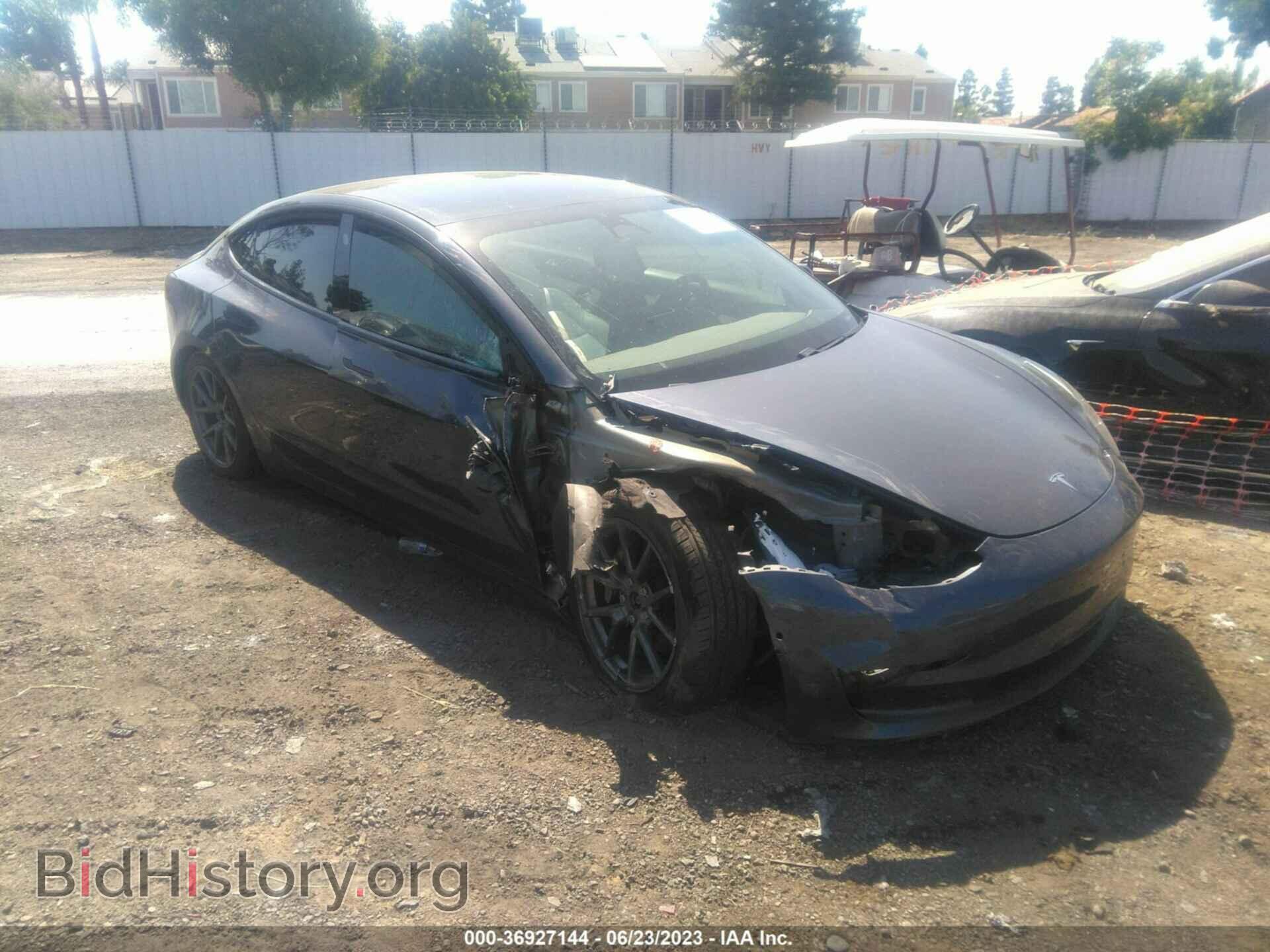 Photo 5YJ3E1EB2MF875604 - TESLA MODEL 3 2021