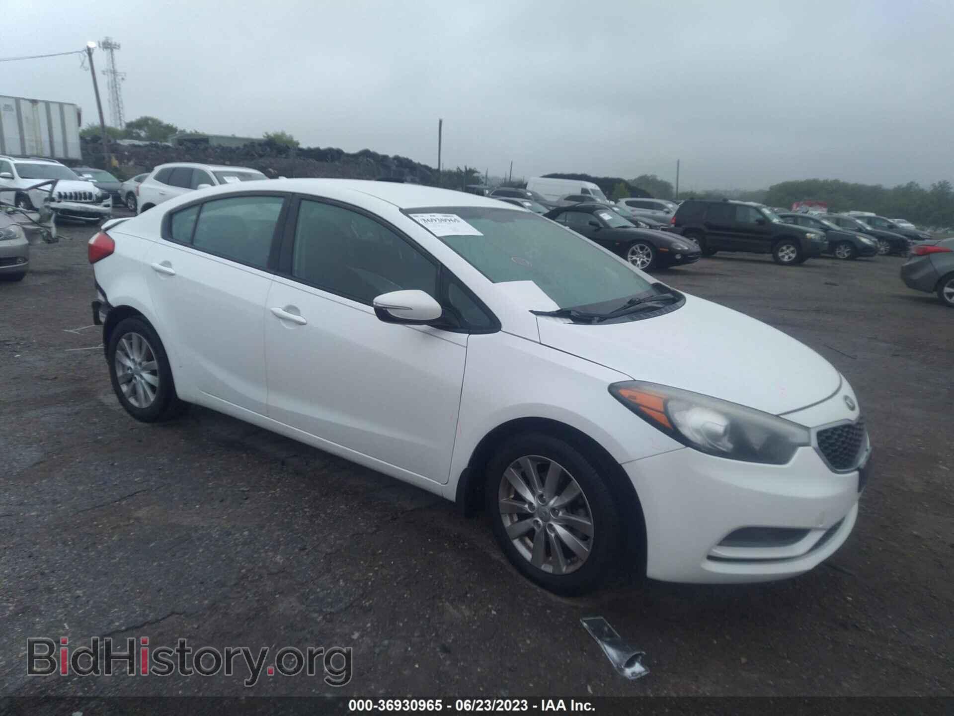 Photo KNAFX4A67E5235289 - KIA FORTE 2014