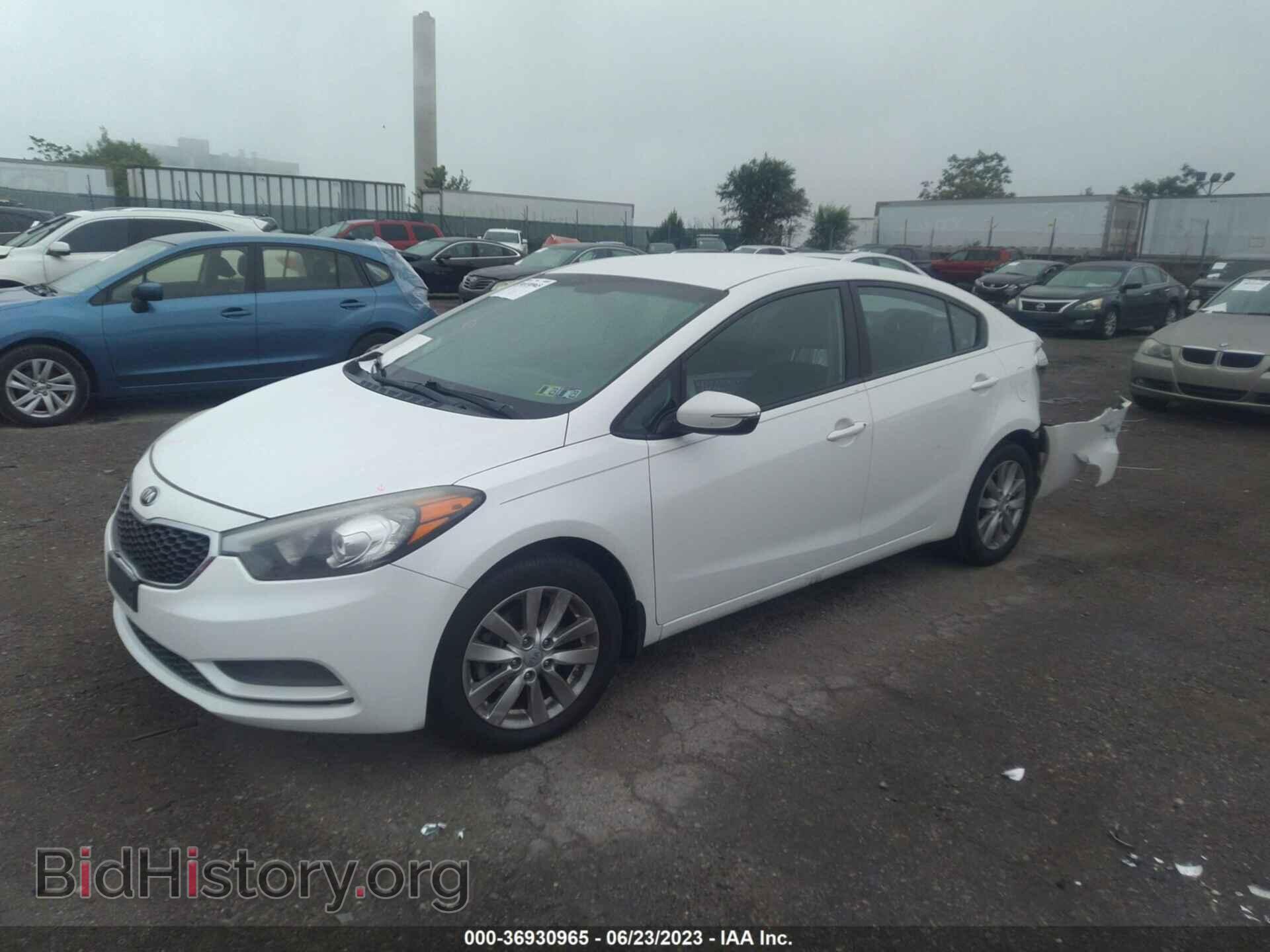 2014 KIA FORTE - VIN: KNAFX4A67E5235289 - Фото 2