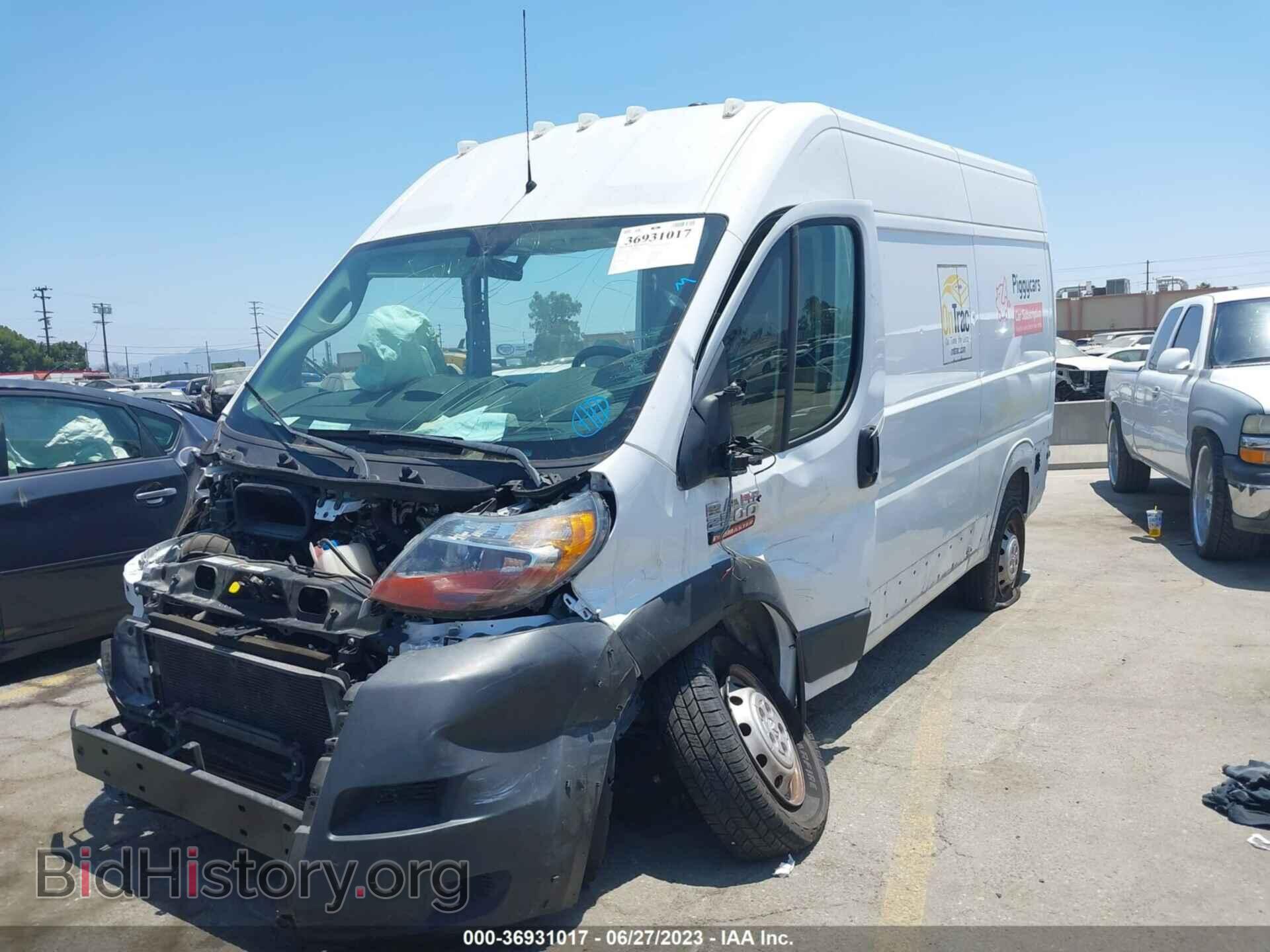 2019 RAM PROMASTER CARGO VAN - VIN: 3C6TRVCG8KE547169 - Фото 2
