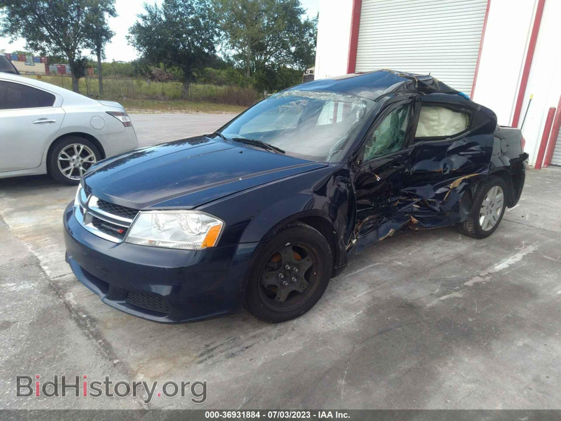 2013 DODGE AVENGER - VIN: 1C3CDZAB6DN731342 - Фото 2