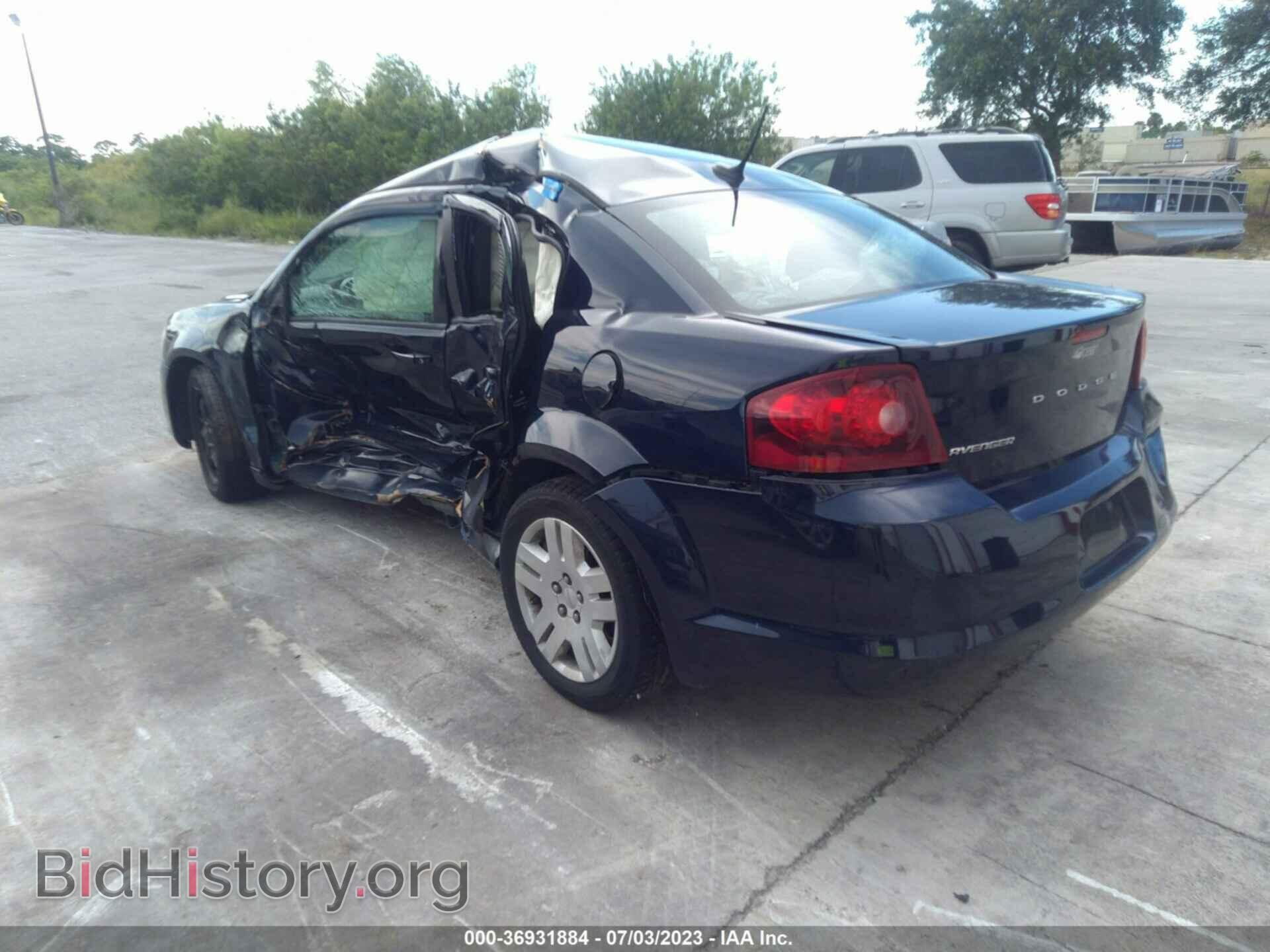 2013 DODGE AVENGER - VIN: 1C3CDZAB6DN731342 - Фото 3