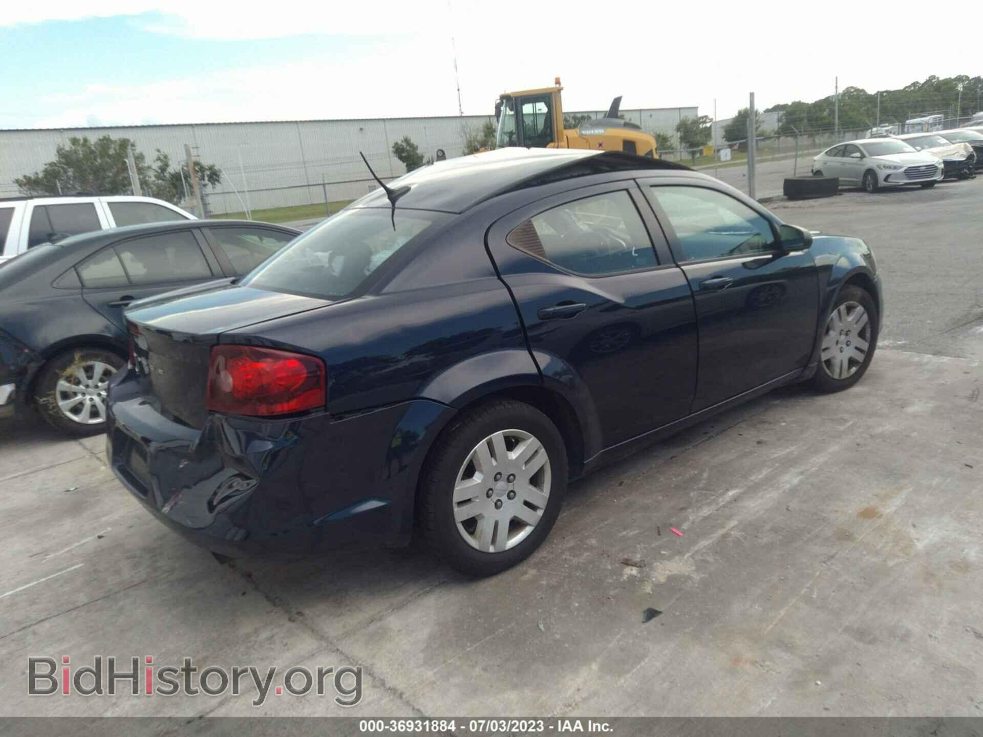 2013 DODGE AVENGER - VIN: 1C3CDZAB6DN731342 - Фото 4