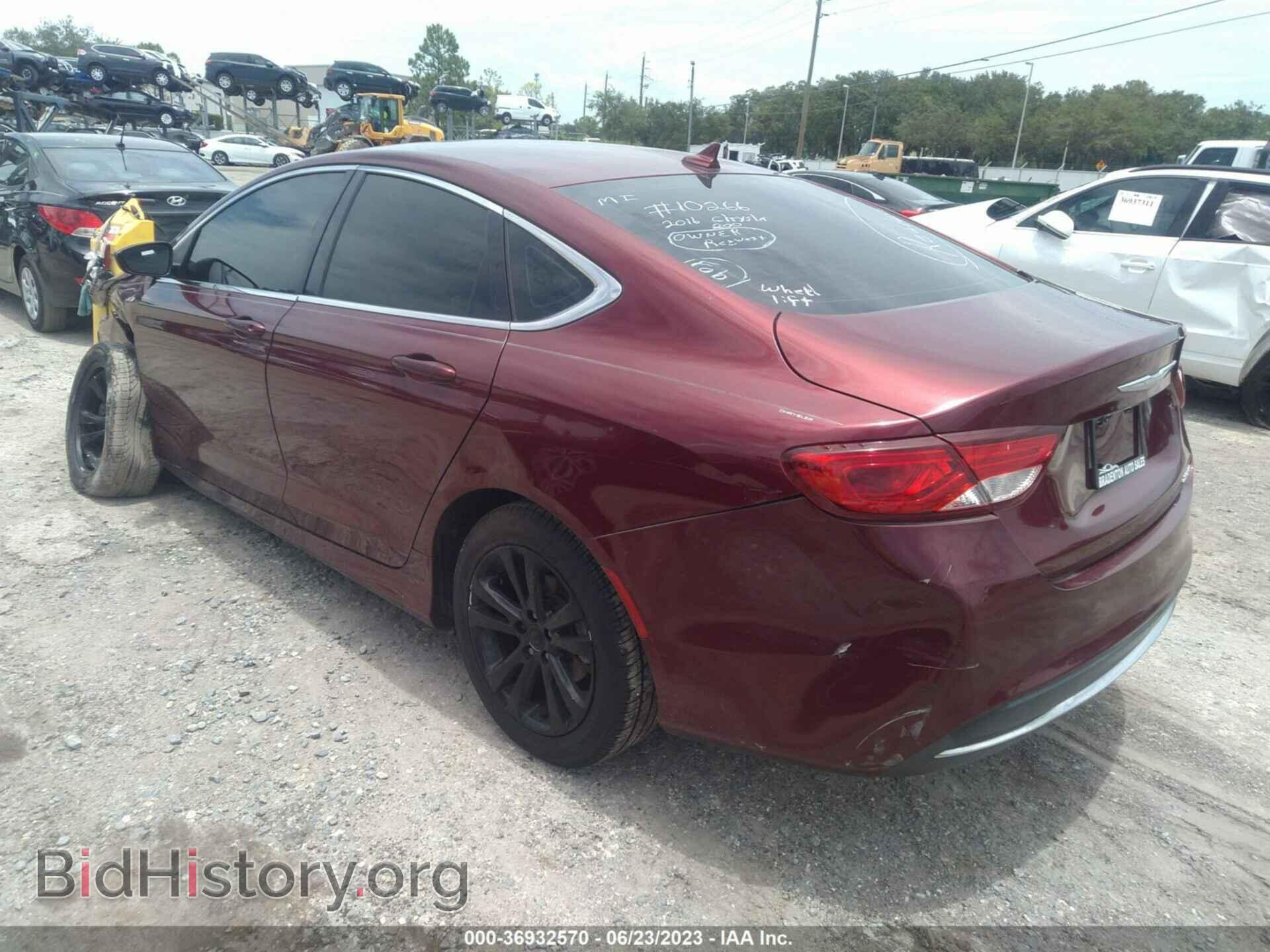 2016 CHRYSLER 200 - VIN: 1C3CCCABXGN182412 - Фото 3