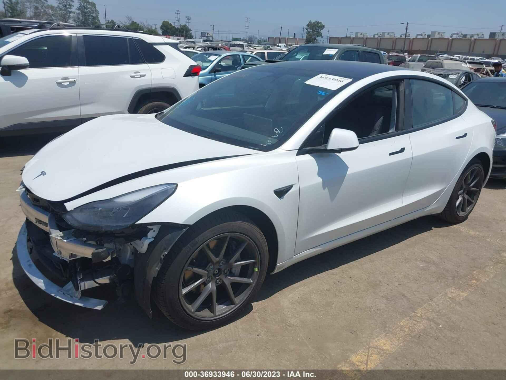 2023 TESLA MODEL 3 - VIN: 5YJ3E1EB5PF387347 - Фото 2