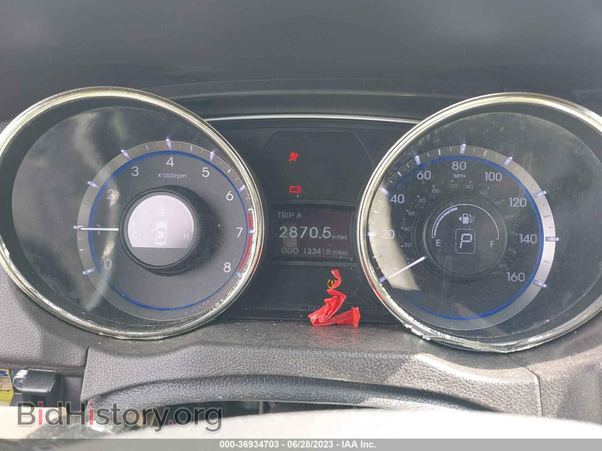 2012 HYUNDAI SONATA - VIN: 5NPEB4AC6CH361000 - Фото 7