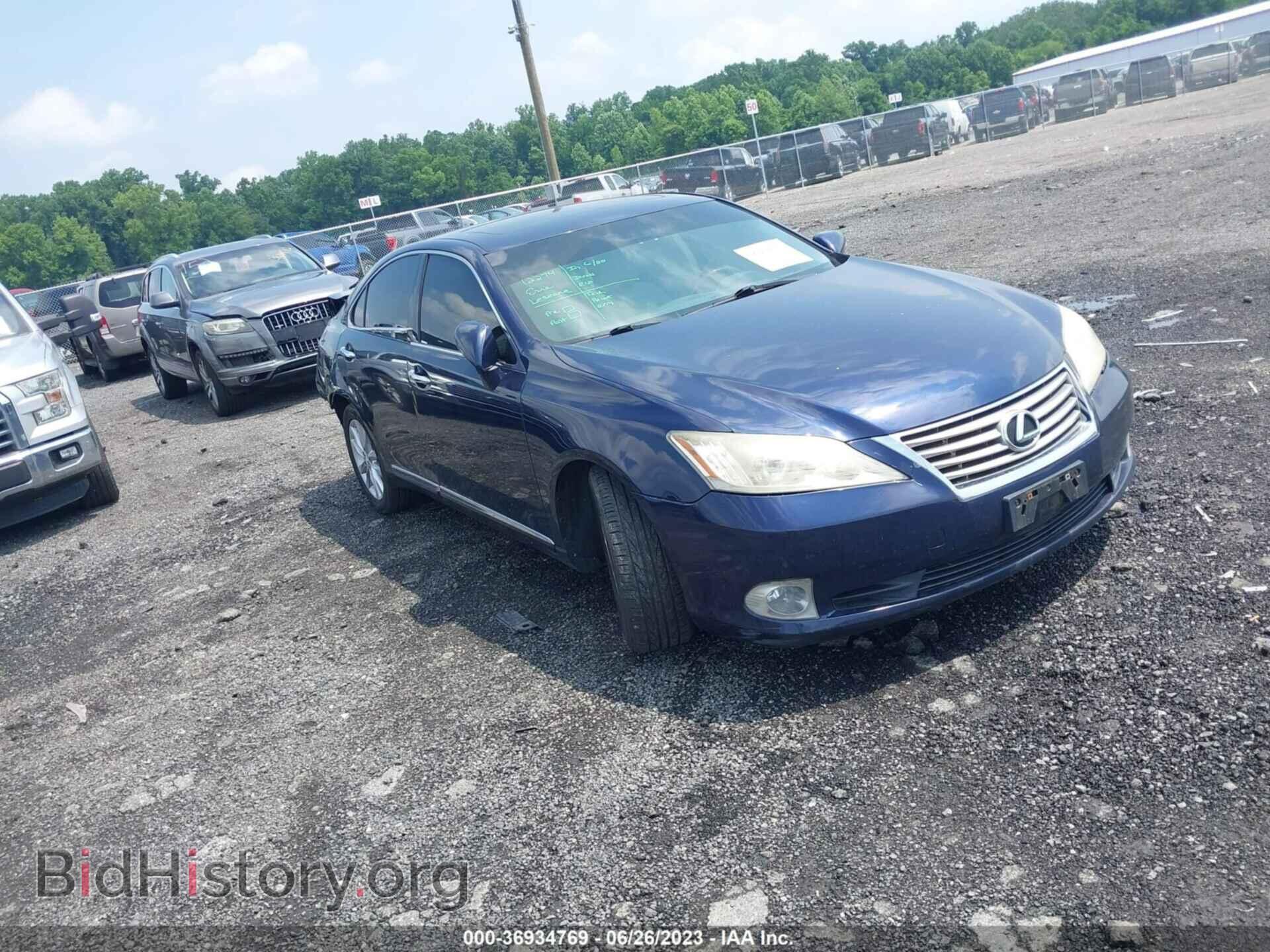 Photo JTHBK1EG5B2459786 - LEXUS ES 350 2011