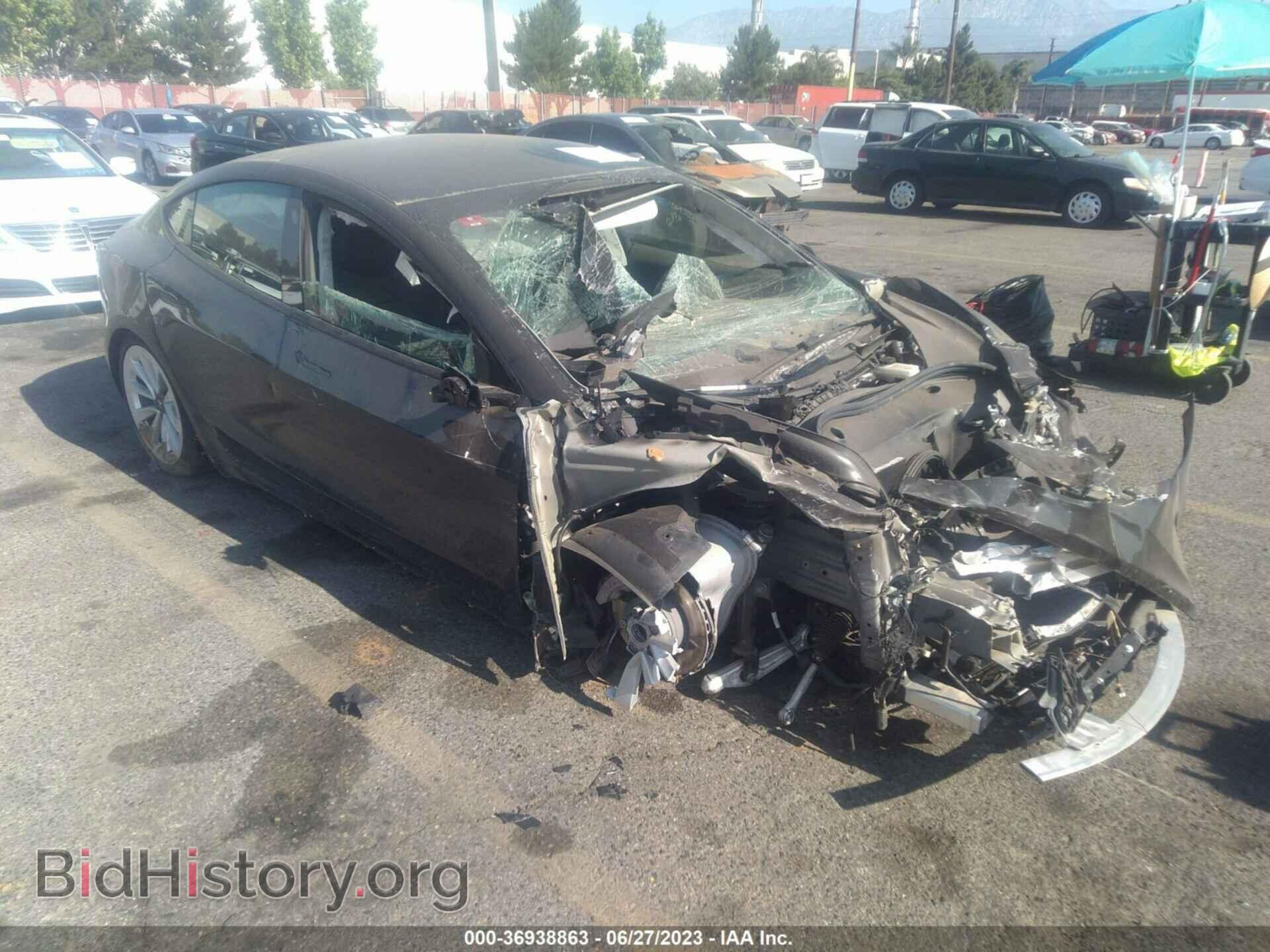 Photo 5YJ3E1EA0NF298077 - TESLA MODEL 3 2022